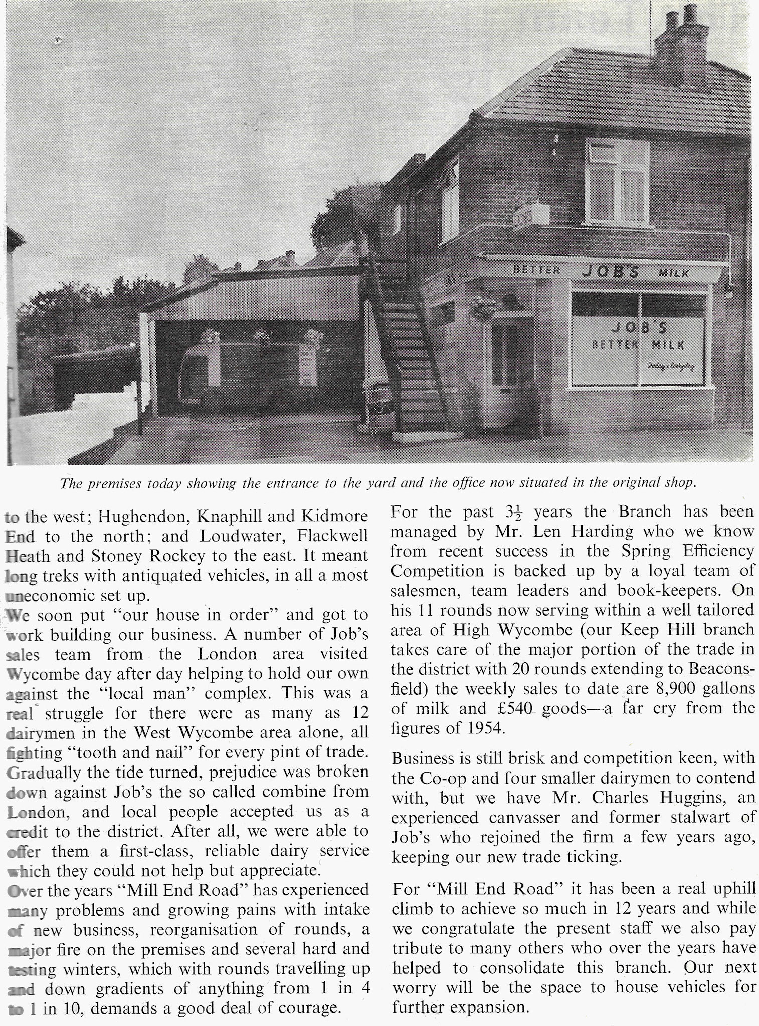 1966 Job's Mill End, High Wycombe branch. (From Book of Job House Magazine, Autumn)