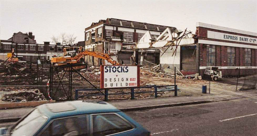 Bromley Processing site in Farwig Lane. Paul Batchelor remembers "When the Bromley bottling centre closed the machinery was cleared out. The EVM department made some alterations and installed battery chargers ready for the milk floats coming in from the retail depot next door, which was being closed. We moved into the old building and had our parts store and office there temporarily. I was asked by my manager to go to a new site in Old Holmesdale Road, which would become the new Bromley retail depot within three months. I was asked to select two engineers to work with me; it was a major task installing 75 brand new battery chargers. New transit vans were ordered as Orpington depot was also closing and some vehicles moving in there, and Welling depot. All new granite floors were laid in the depot, a new cold store installed and Servery. I had an office attached to our workshop. I then moved on to another new depot at Anerley with the same staff again to have ready within three months with another 75 chargers and new Ford transits. Mission completed on time."  (Courtesy Ron McPhee Bromley Gloss FB Group)