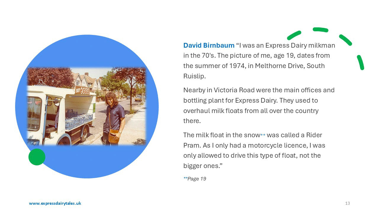 Memories of Milk Boys and Girls (Express Dairy Tales publication)