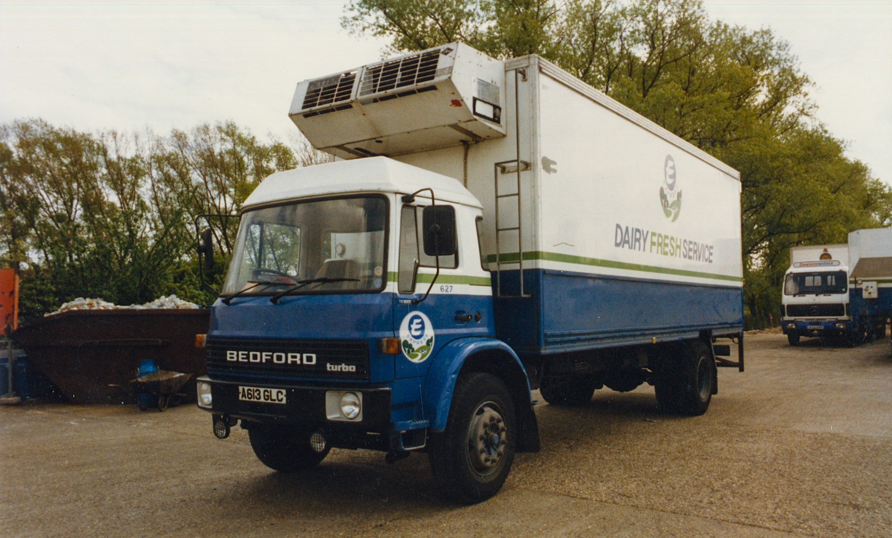 1983 Reg Bedford refrigerated truck A613 GLC, Co: 627. (Courtesy Paul Luke)