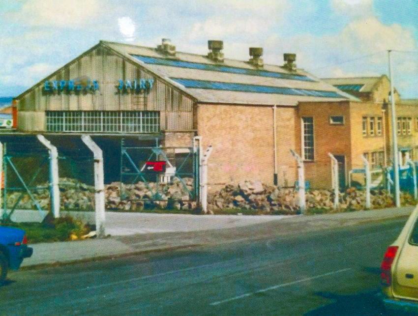 The dairy from Lockoford Lane (Courtesy John Cuttriss)