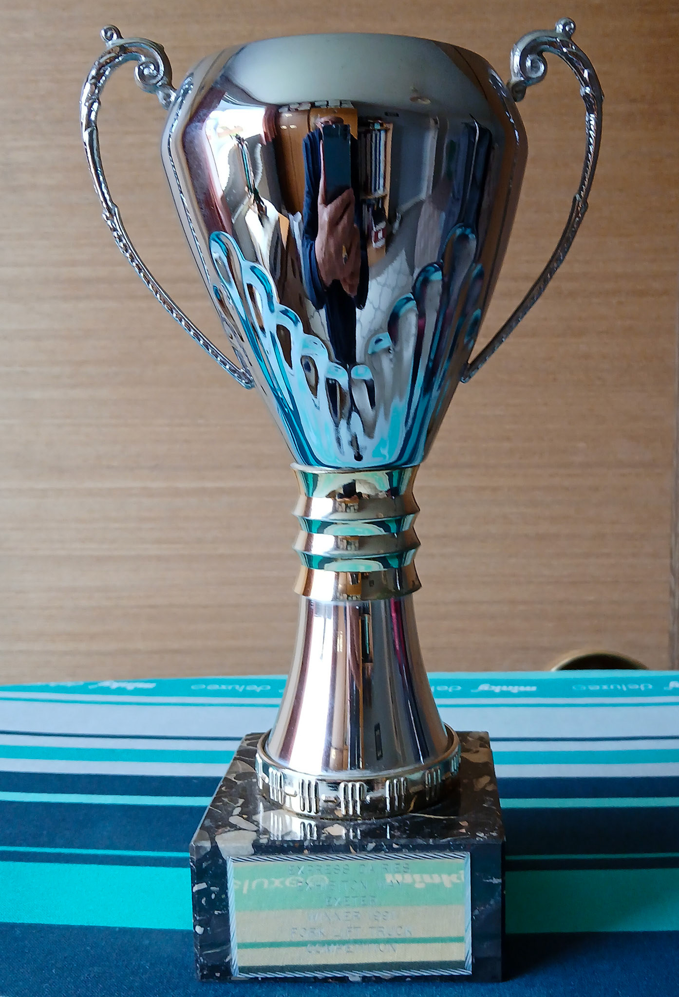 1991 Exeter. Phillip Budd won the Exhibition Way Fork Lift Truck Competition, held at South Ruislip. (Courtesy Phillip Budd)