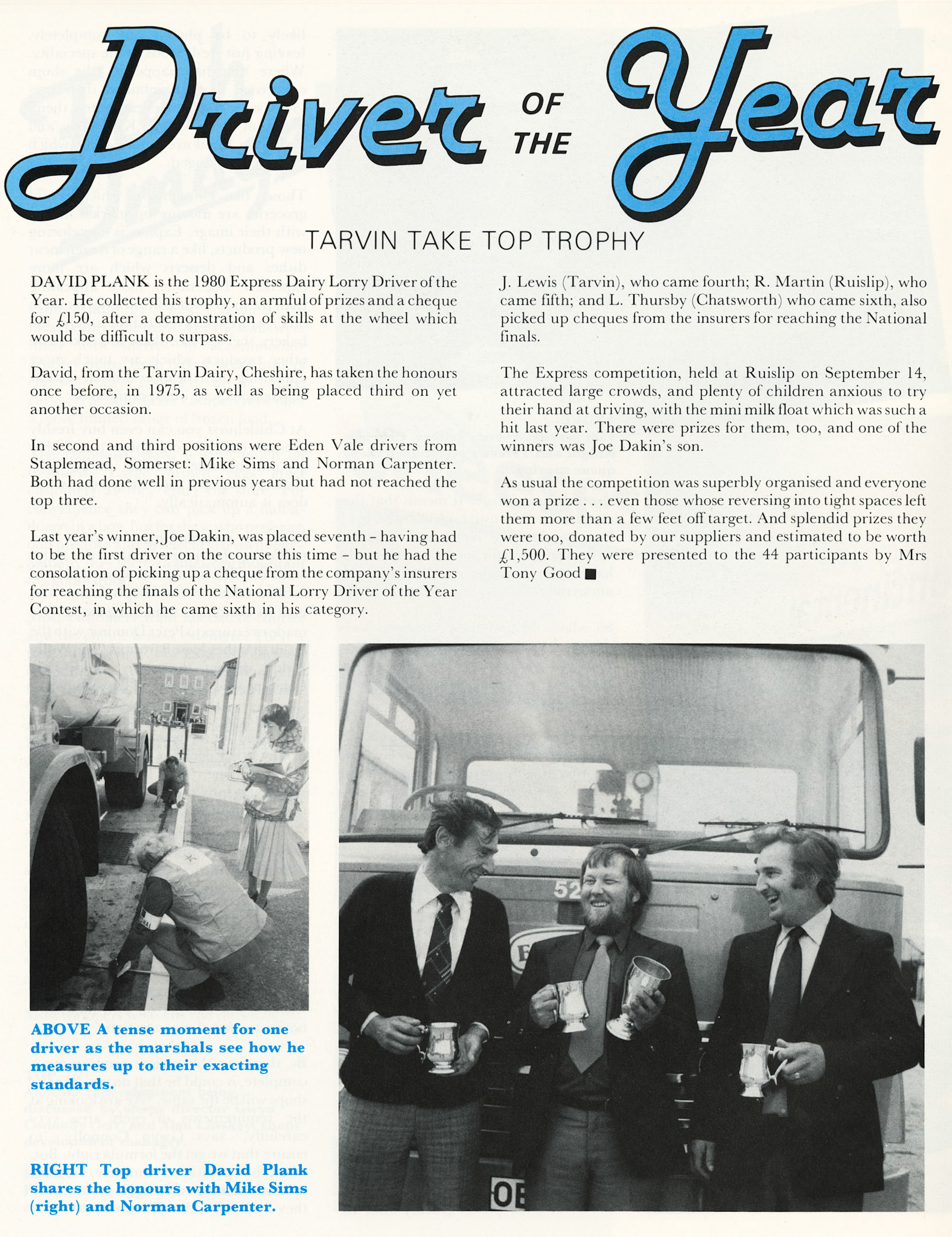 1980 Driver of the Year