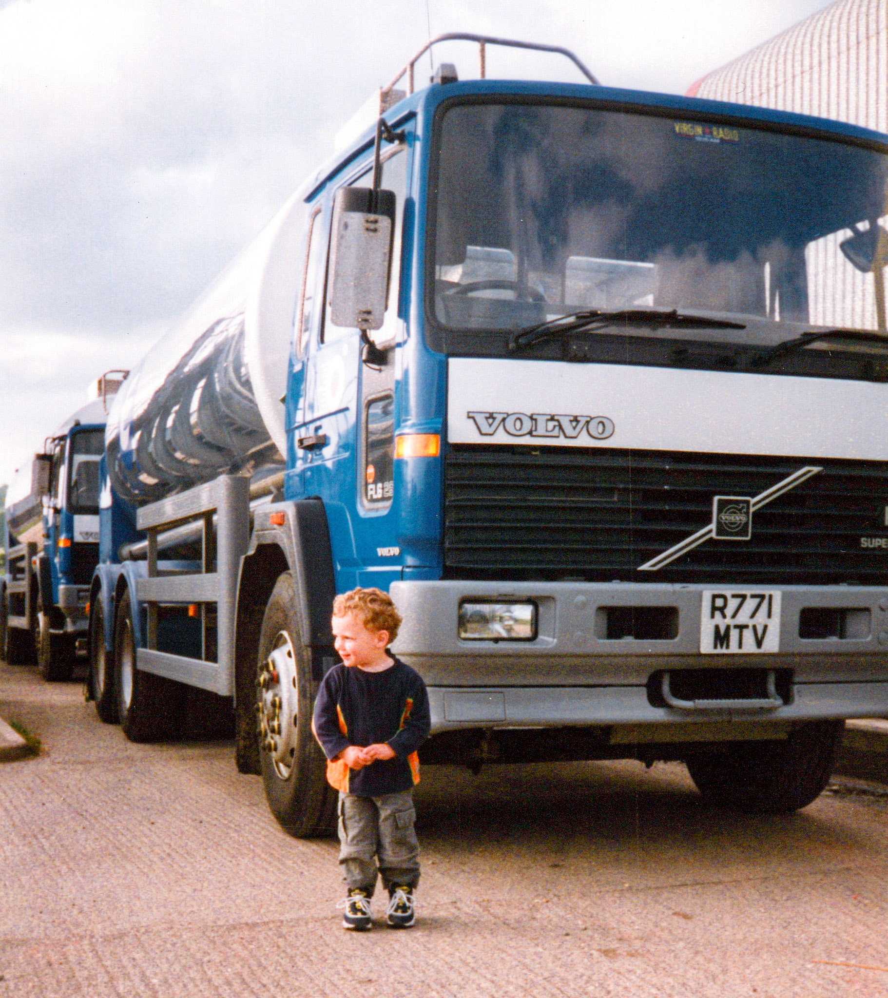 1999 Honiton, Rob Hawker's grandson, Calum Hawker