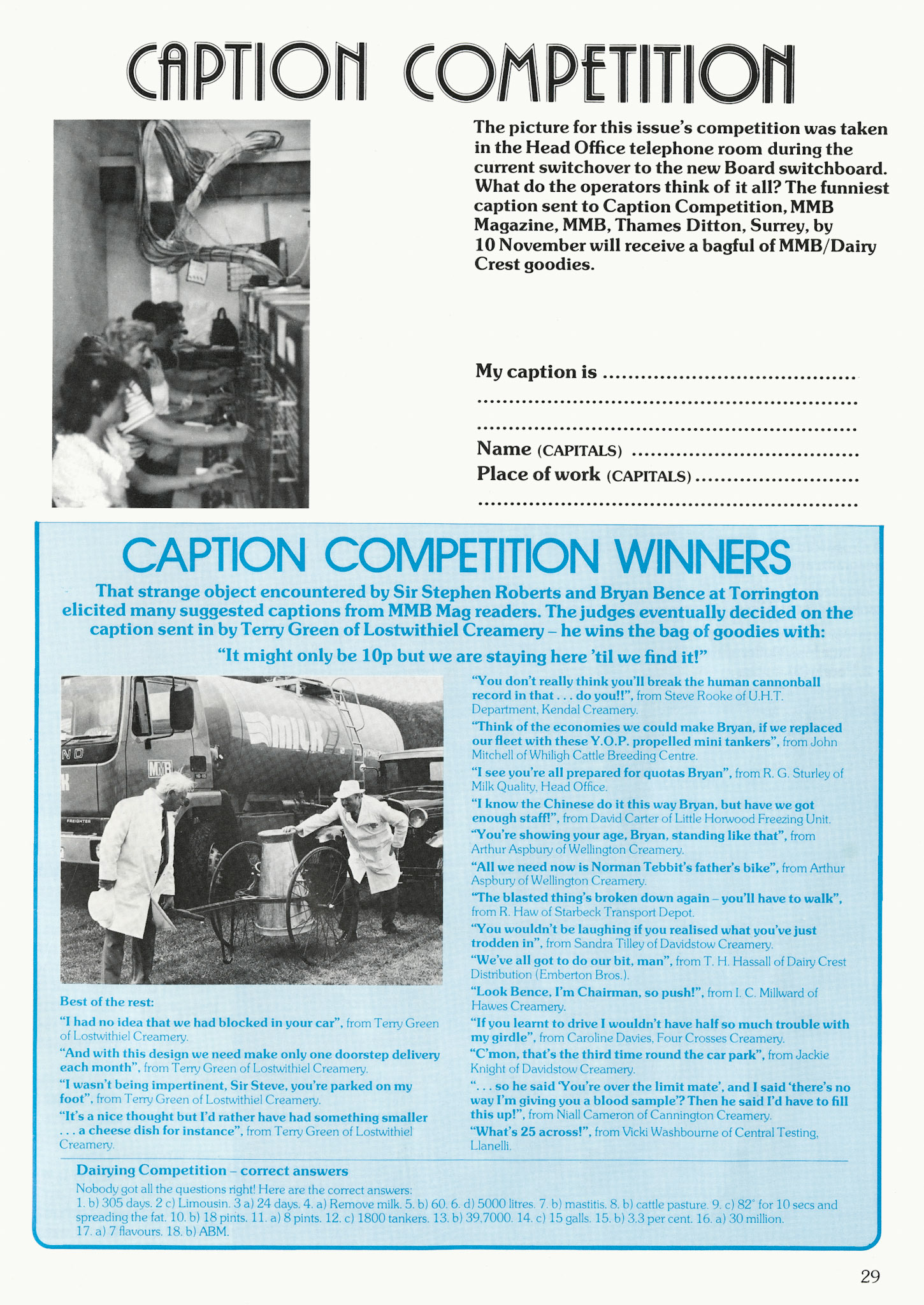 1983 MMB Magazine, special 50th Anniversary edition. (Courtesy Andy Wallis)