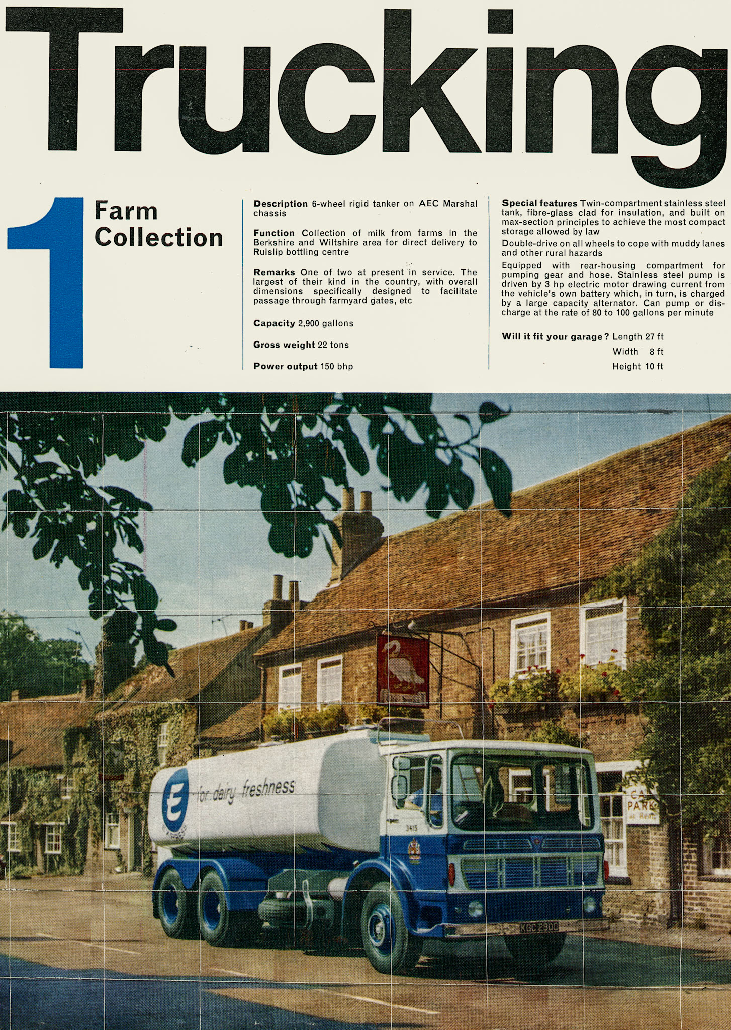 1967 'T is for Trucking' article. (Express News Spring)