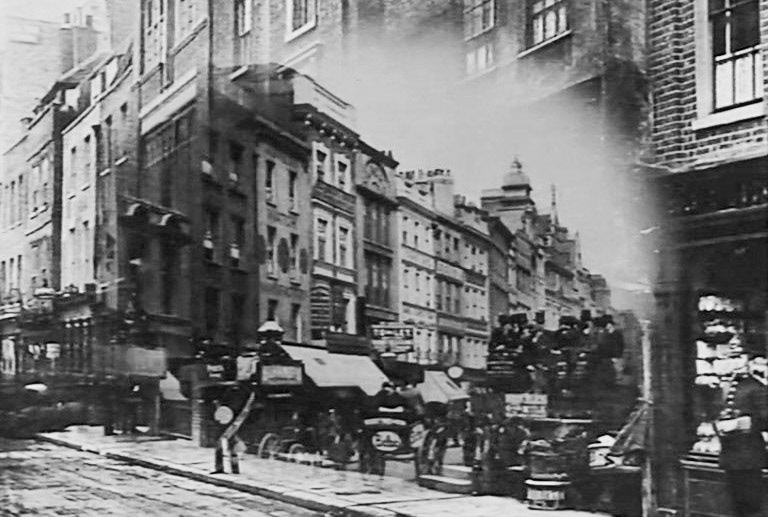 1850s George Barham was acting as a 'balancer', buying and selling wholesale milk. (Express 125 Years video still)