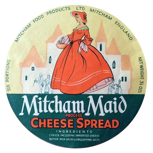1960's Mitcham Maid Cheese spread (Courtesy Mitcham History Notes)