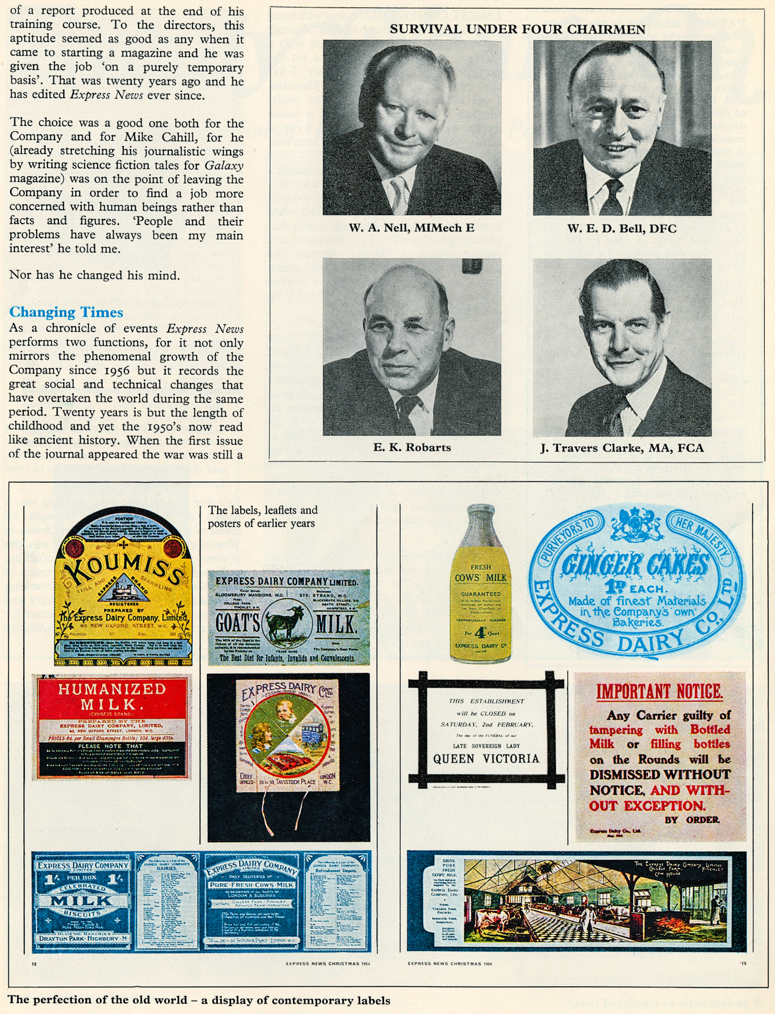 1975 History of 'Express News' magazine, after 20 years