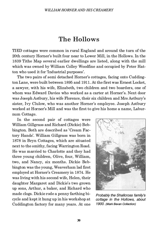 William Horner and his Creamery, Jill King