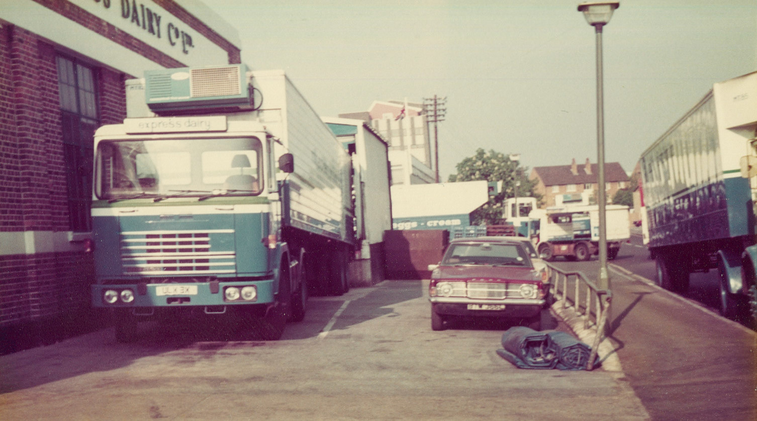 1980s Bromley Processing frontage and nearby roads. (Pictures by Reg Ball, on loan from Colin Bristow)