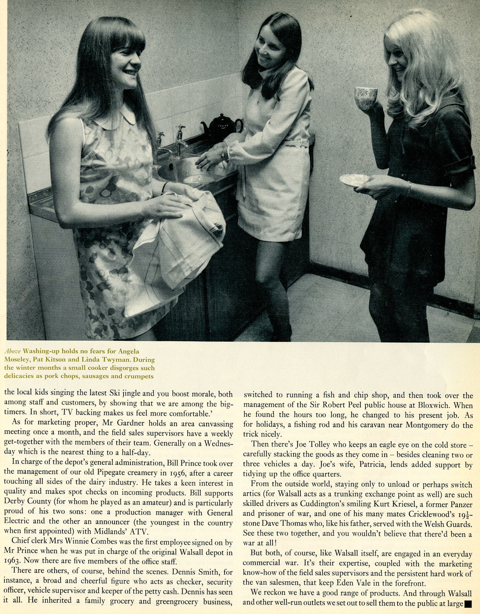 1969 Walsall - new Eden Vale depot