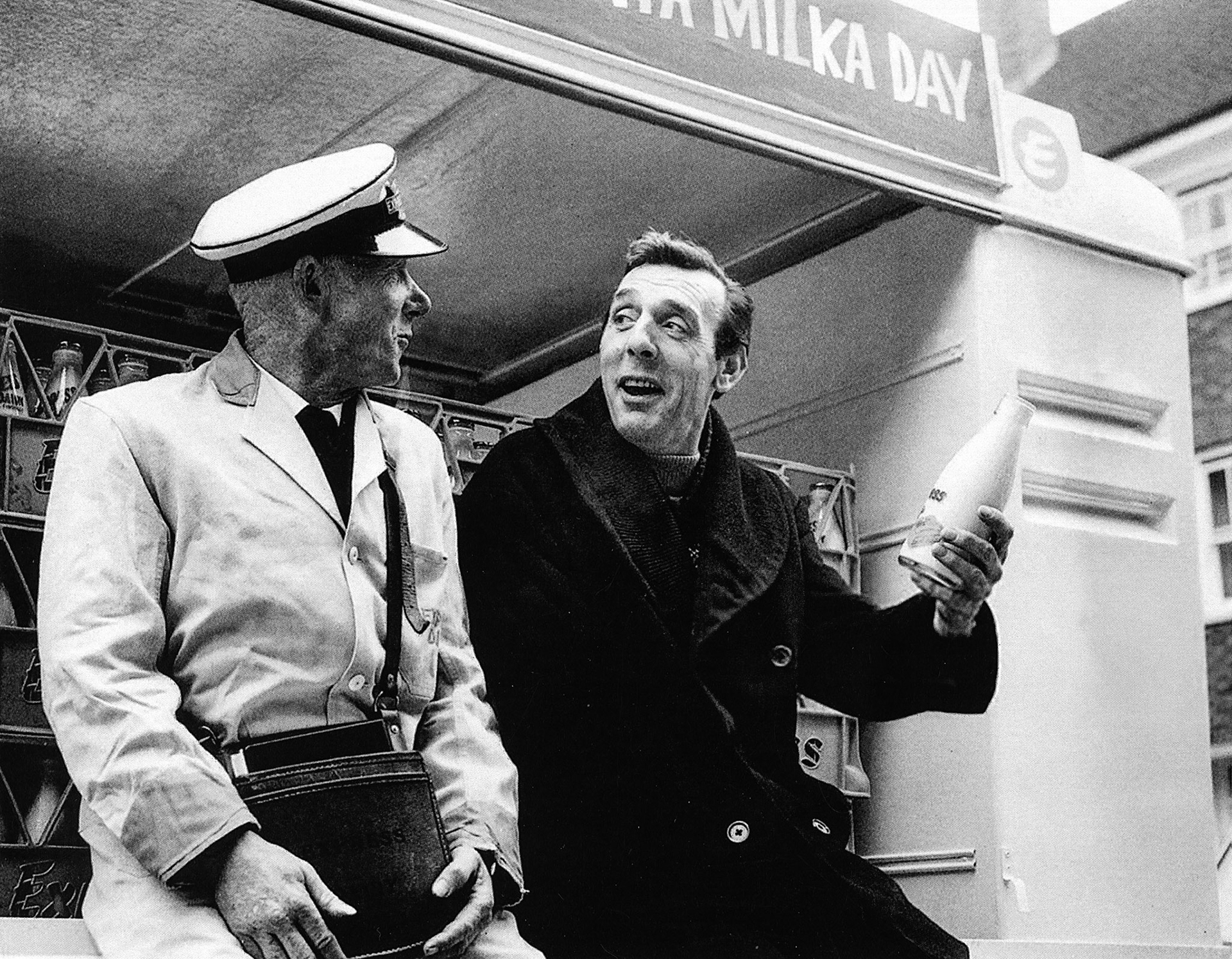 1970's? promotional photo with Eric Sykes. (Courtesy Paul Smith)