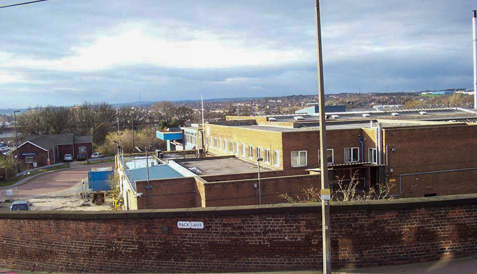 Express Wakefield, Back Lane, Wakefield. Josie Robshaw comments "My wife was secretary to the main engineer whilst the dairy was being built, about 1957, and then secretary to the manager until about 1964." (Courtesy Mark Redfearn)