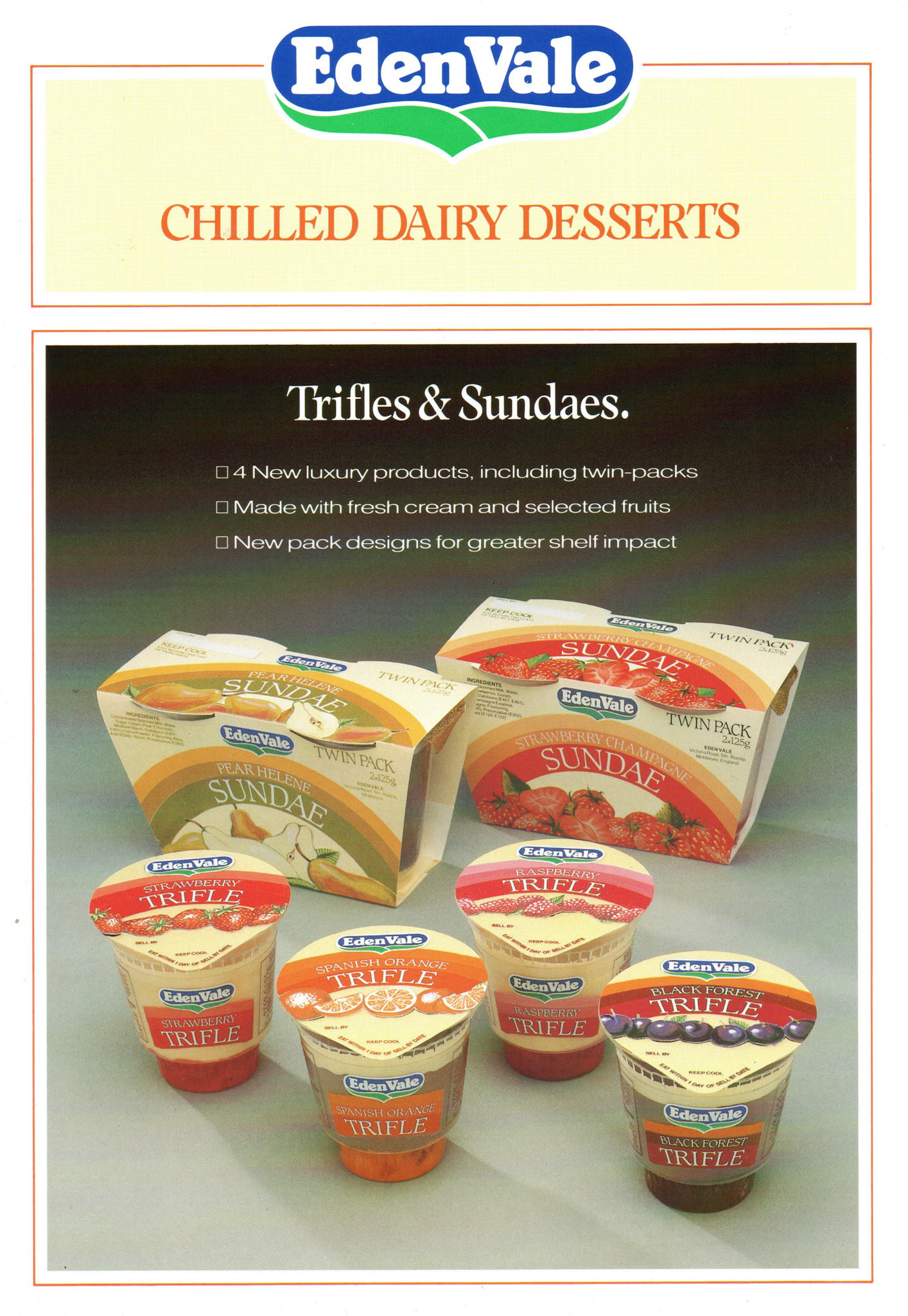 1980's Express Catering Foods 'Van Sales' leaflets (Courtesy Robert Turner)