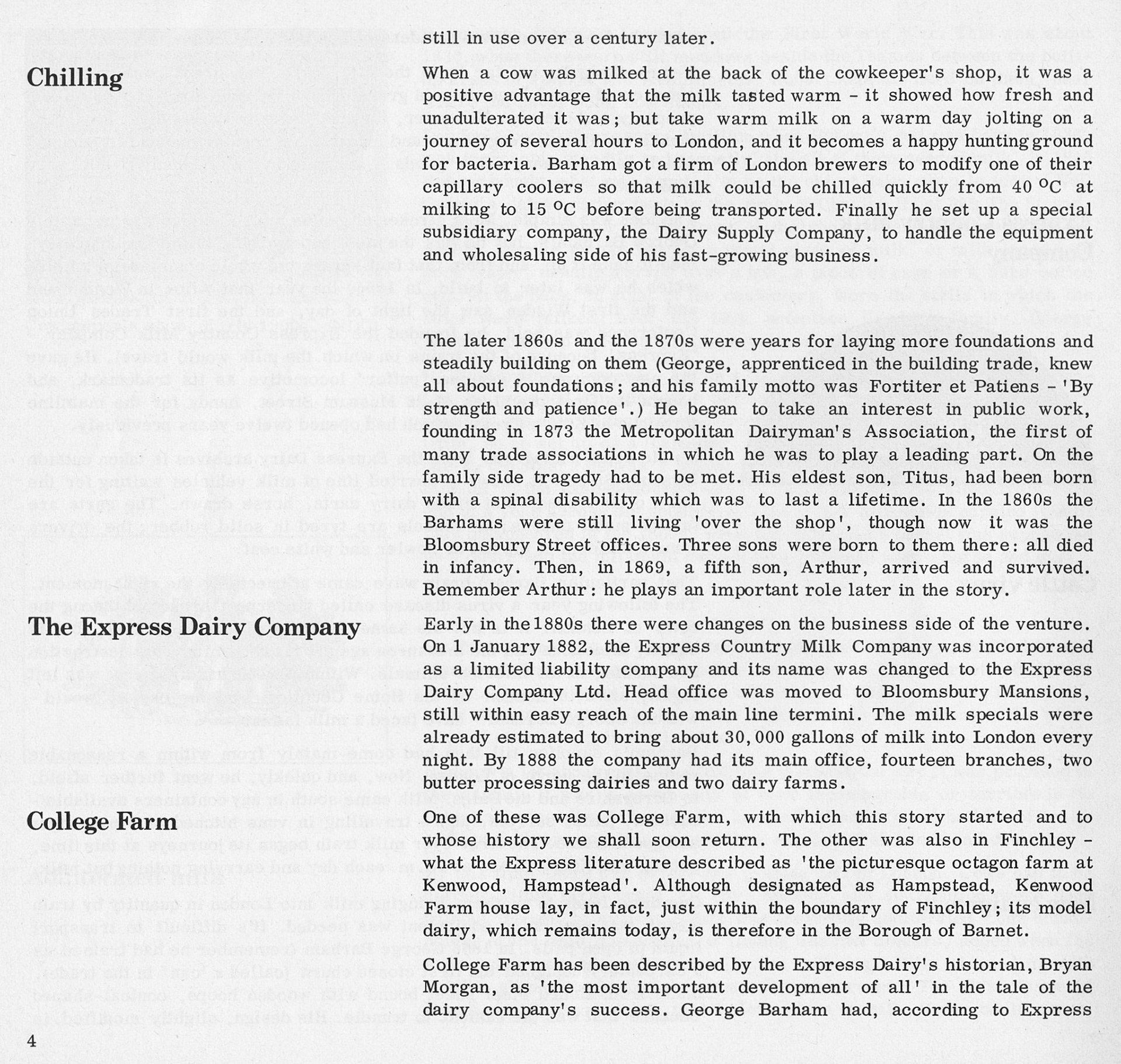 1983 Milk for the millions - Brigid Grafton Green, Barnet Libraries Local History Publications