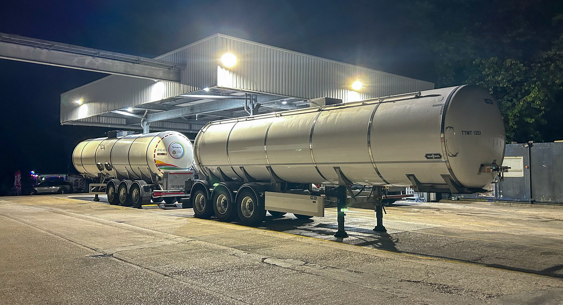 2026 Milborne reload operations re-started by Arla, using part of the old creamery site off Blandford Hill, A354. (Courtesy Olly Frampton)