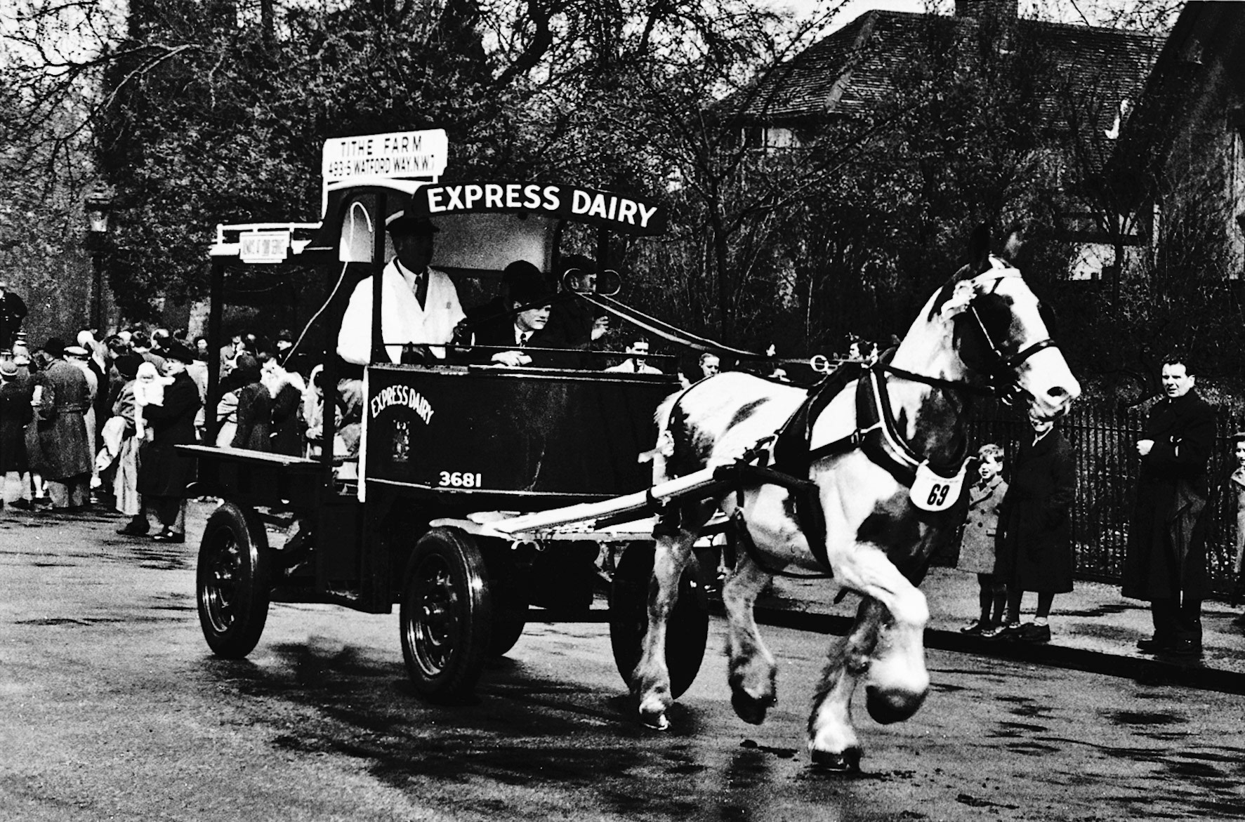 1960's? On parade from Tithe Farm. (Courtesy Dave Fane)