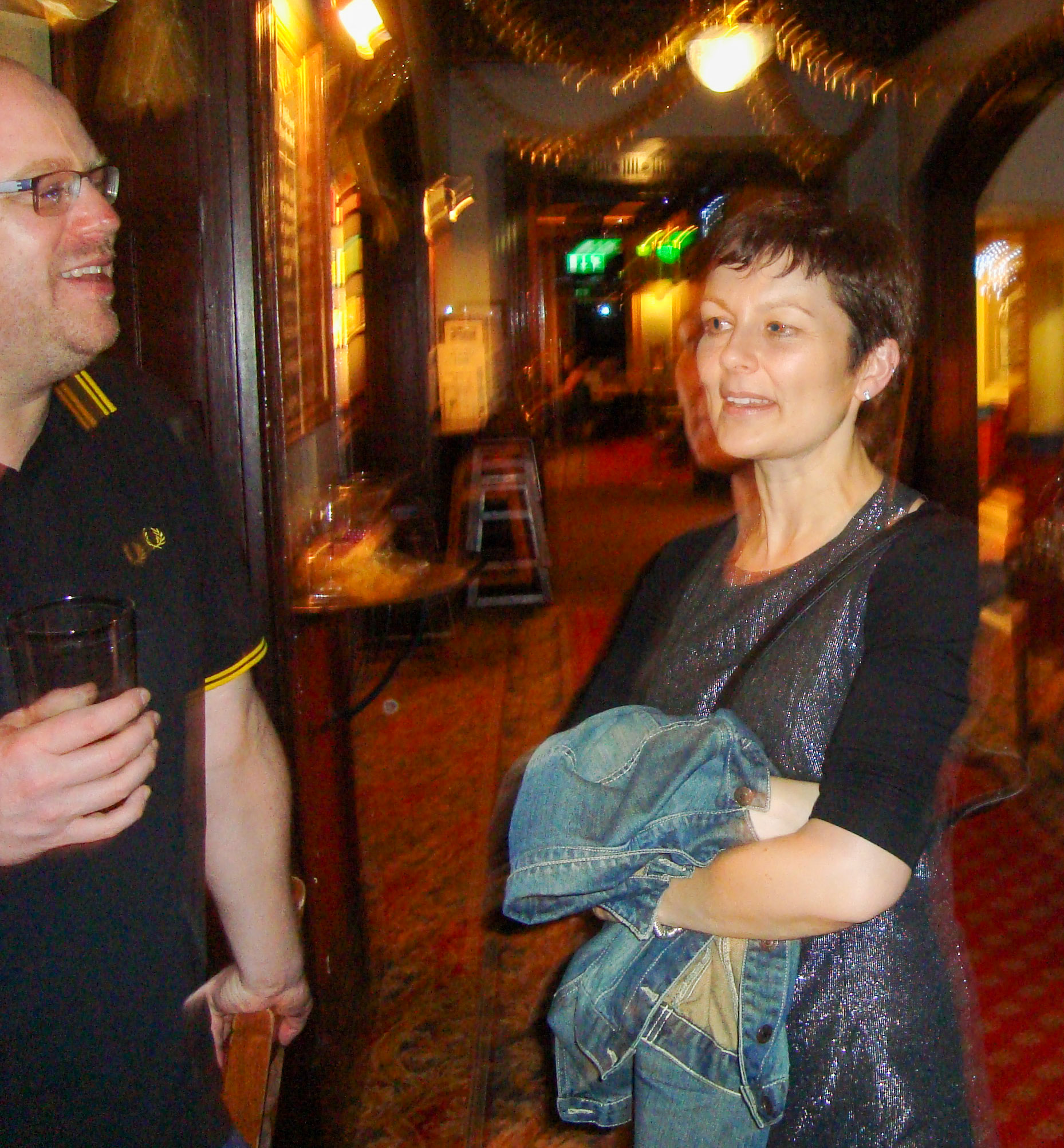 2014 Exeter Staff Reunion. Christian Webber and Melanie May. (Courtesy Phillip Budd)