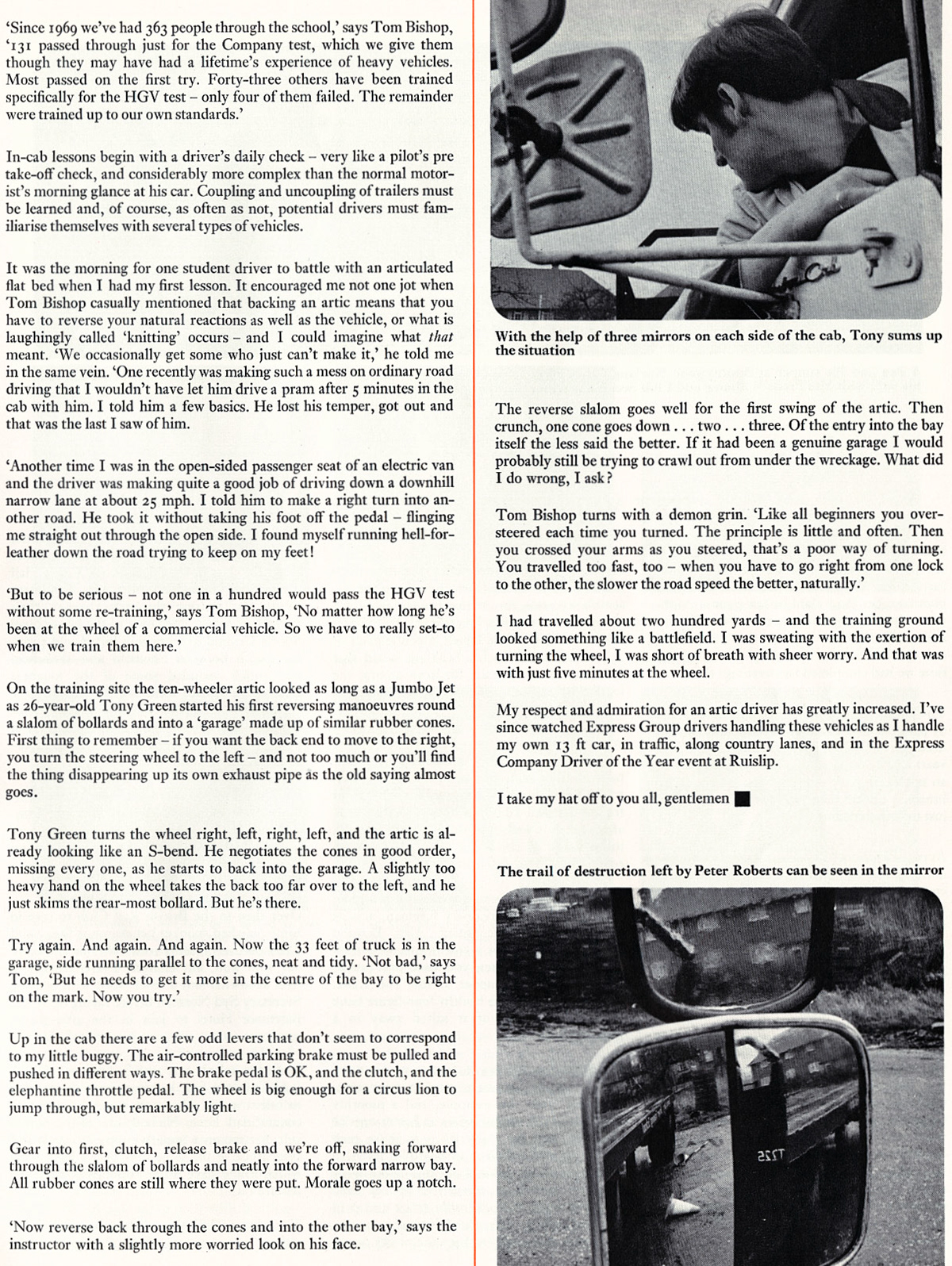 1971 Driver Training at Rickmansworth