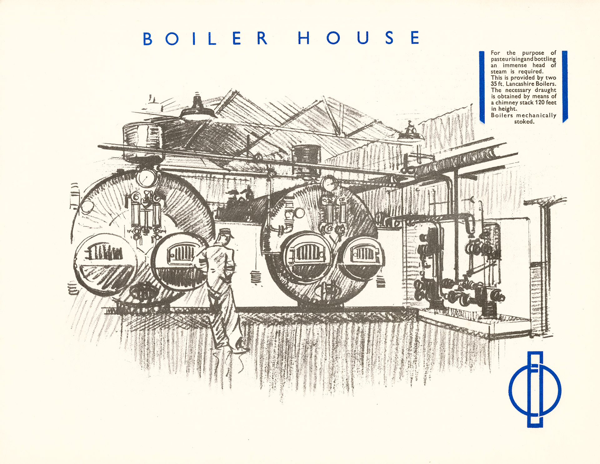 1930 Cricklewood Opening Brochure-Boiler House (Courtesy Paul Luke)