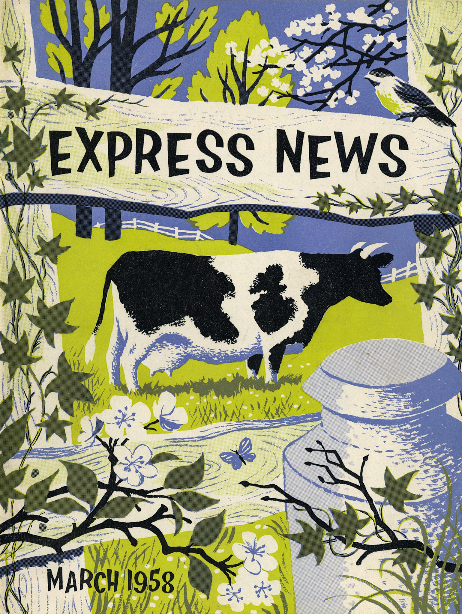Express News March 1958 Front Cover