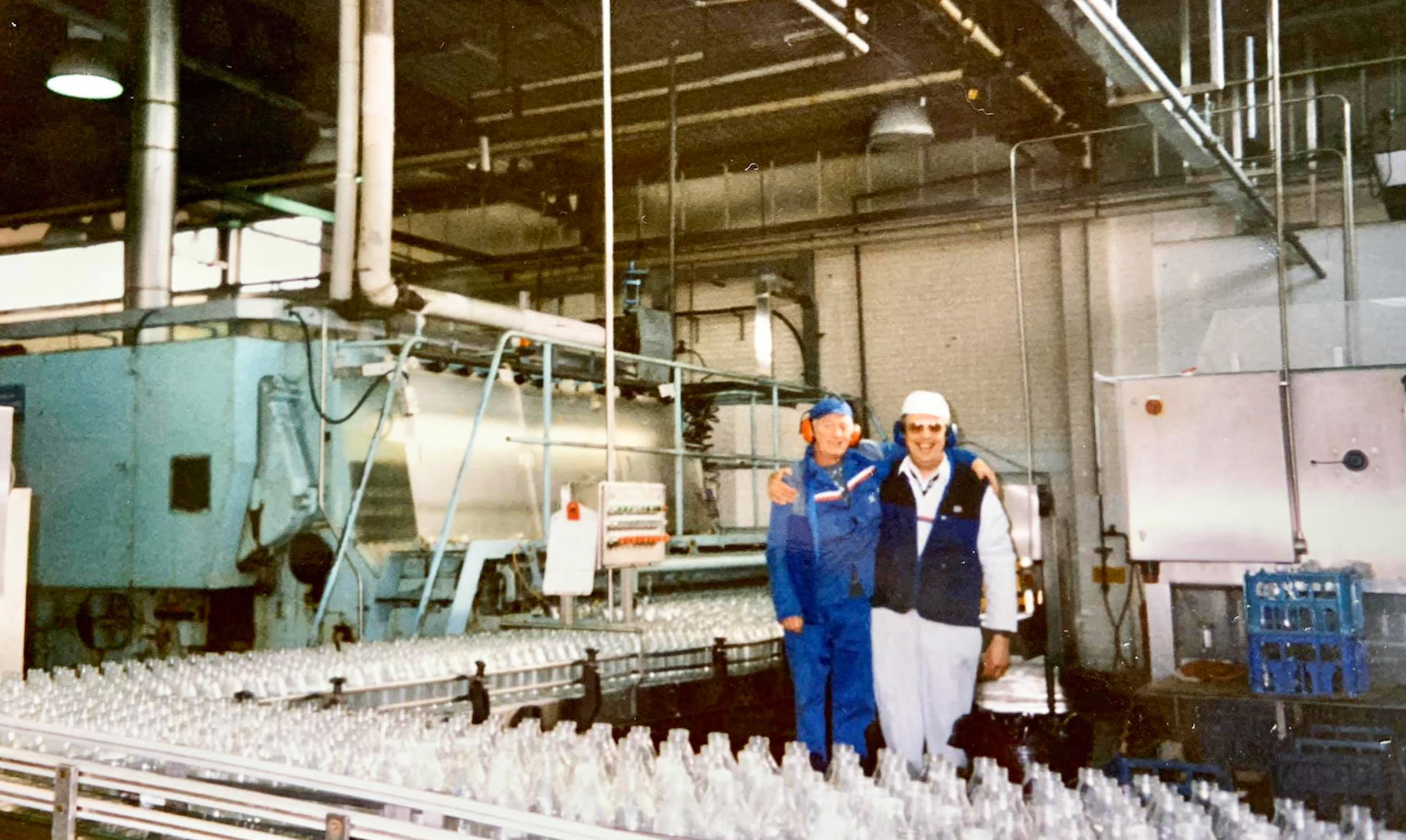 Tarvin. Albert Shaw and Phil Adams (Courtesy Lyn Brunton, Old Tarvin FB Group)