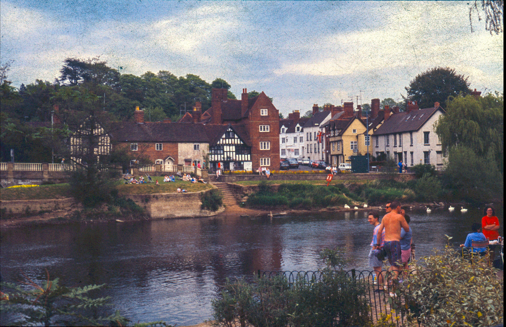 1990's Shrewsbury raft race. (Joe Lyons 35mm slides)