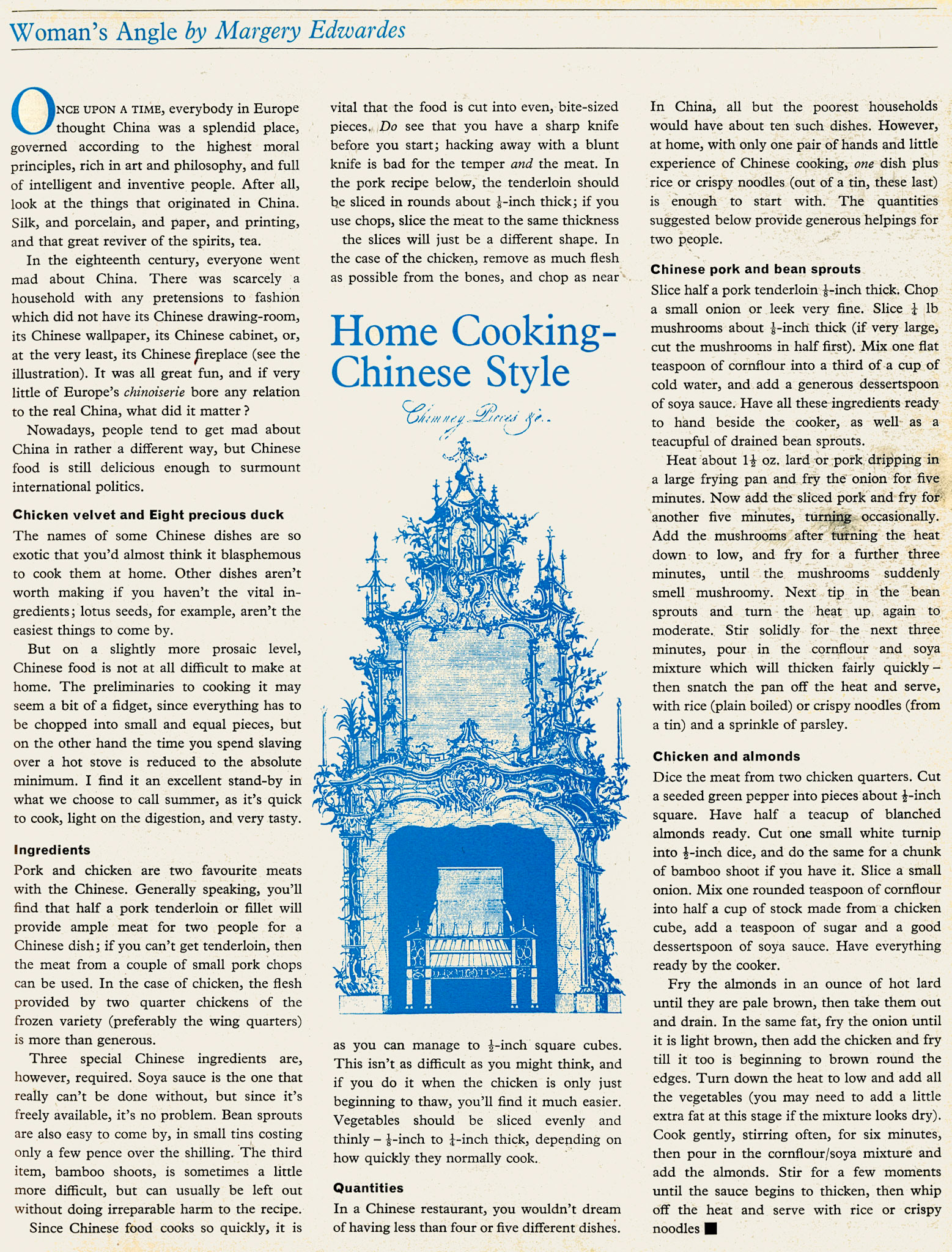 1965 Home Cooking 'Chinese Style' for the ladies !!! (Express News Summer/Autumn)