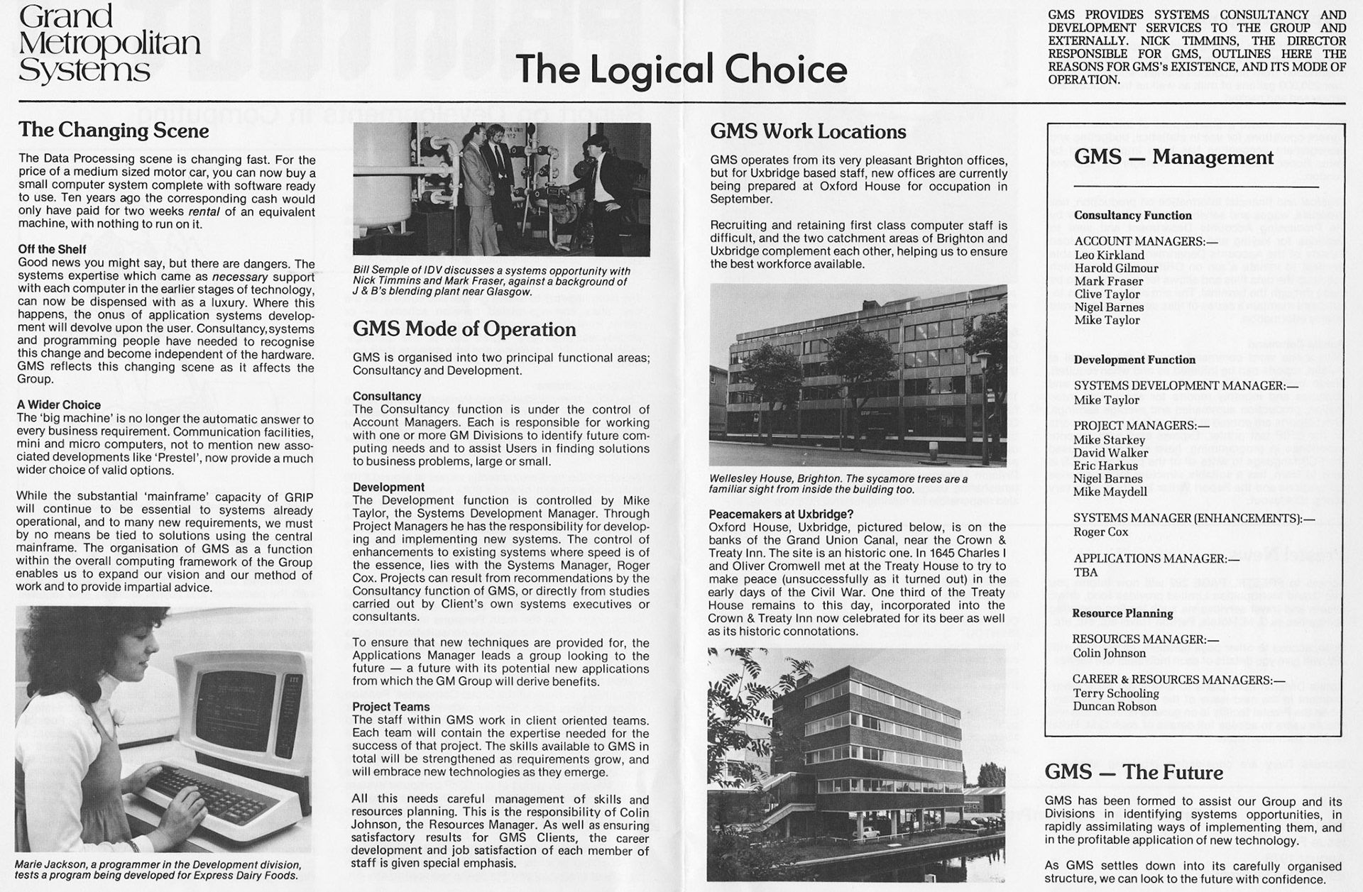 1978 Printout Newsletter GMS 2-3 (Marie Jackson)