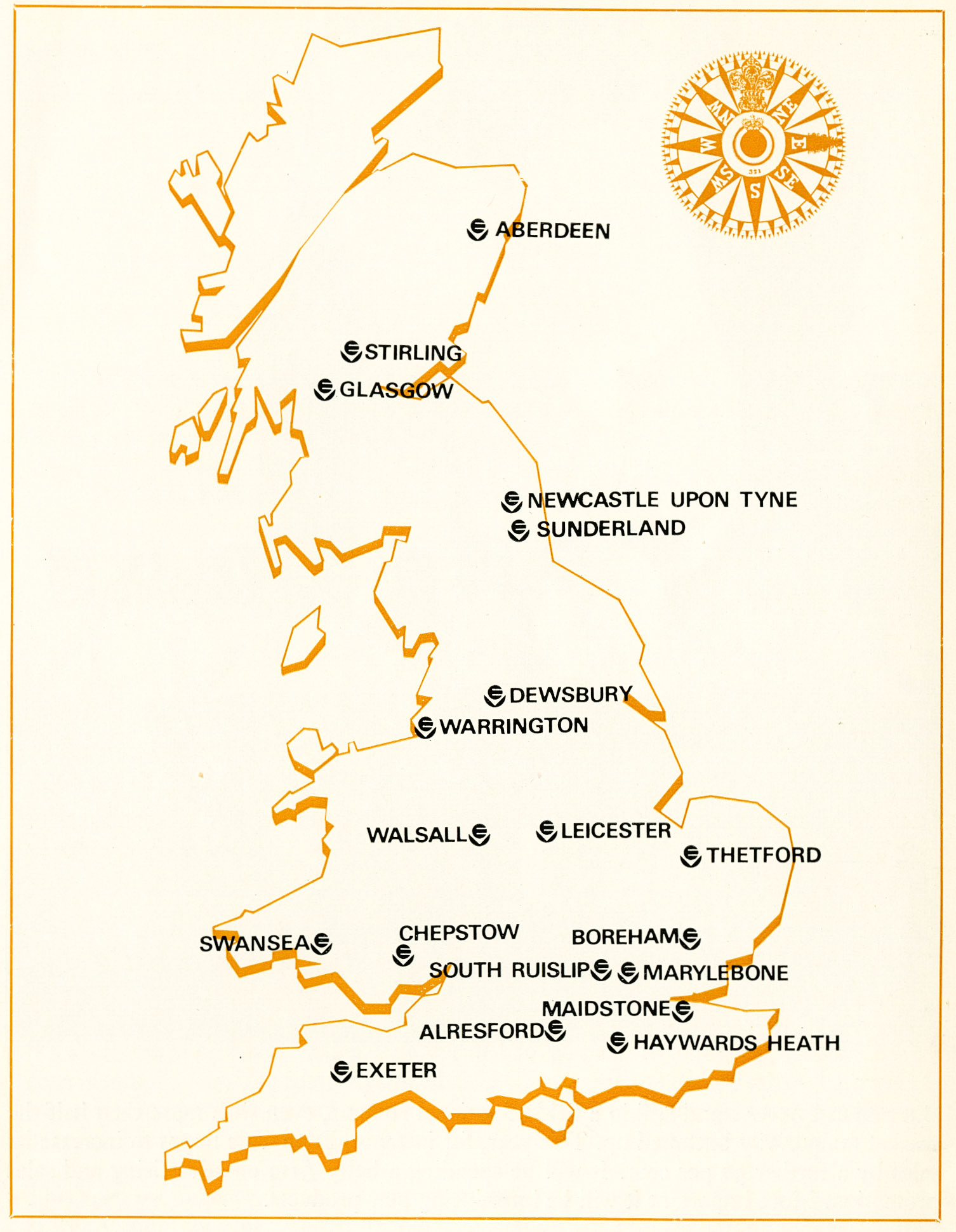 1970 Eden Vale depot locations