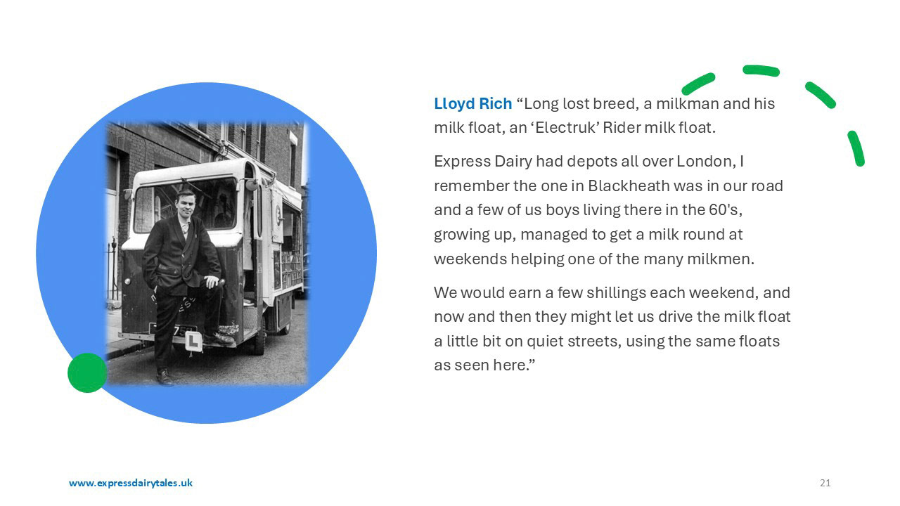 Memories of Milk Boys and Girls (Express Dairy Tales publication)