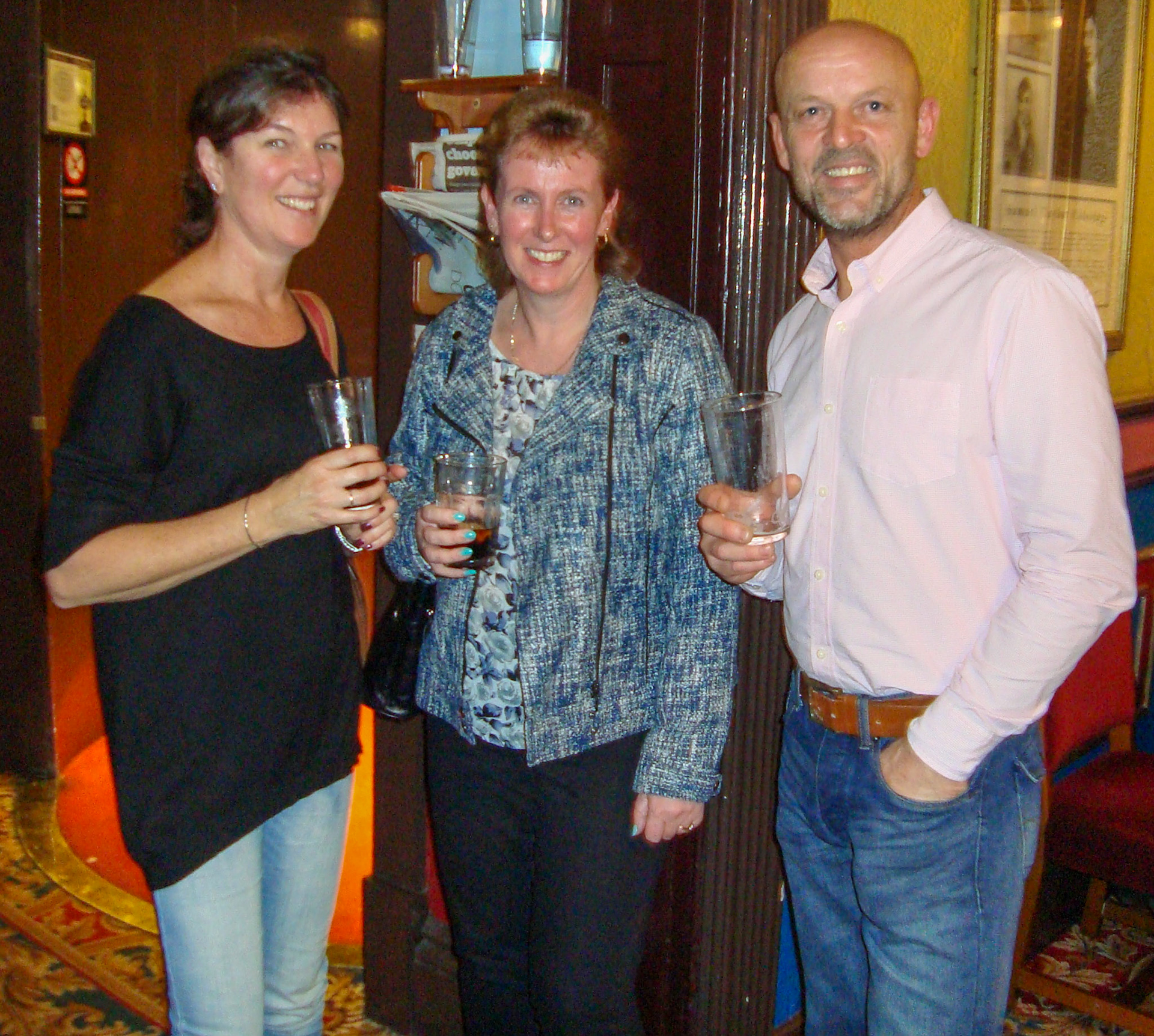 2014 Exeter Staff Reunion. Jimmy Reid identifies Anthony Harding on the right. (Courtesy Phillip Budd)