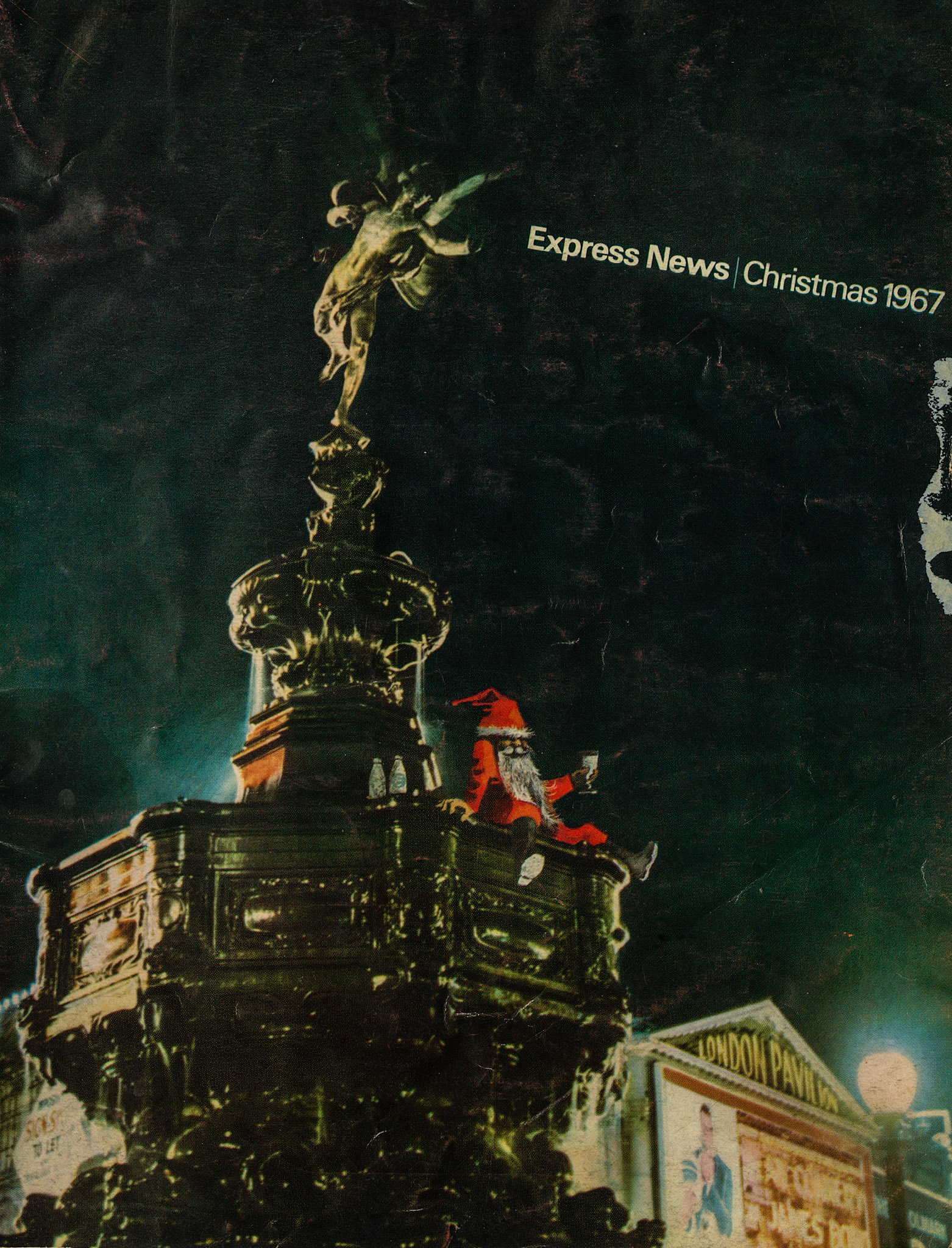 Santa in Piccadilly Circus