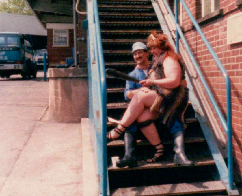 1986 Express Exeter retirement of Martin Evans (Photograph courtesy Phillip Budd)