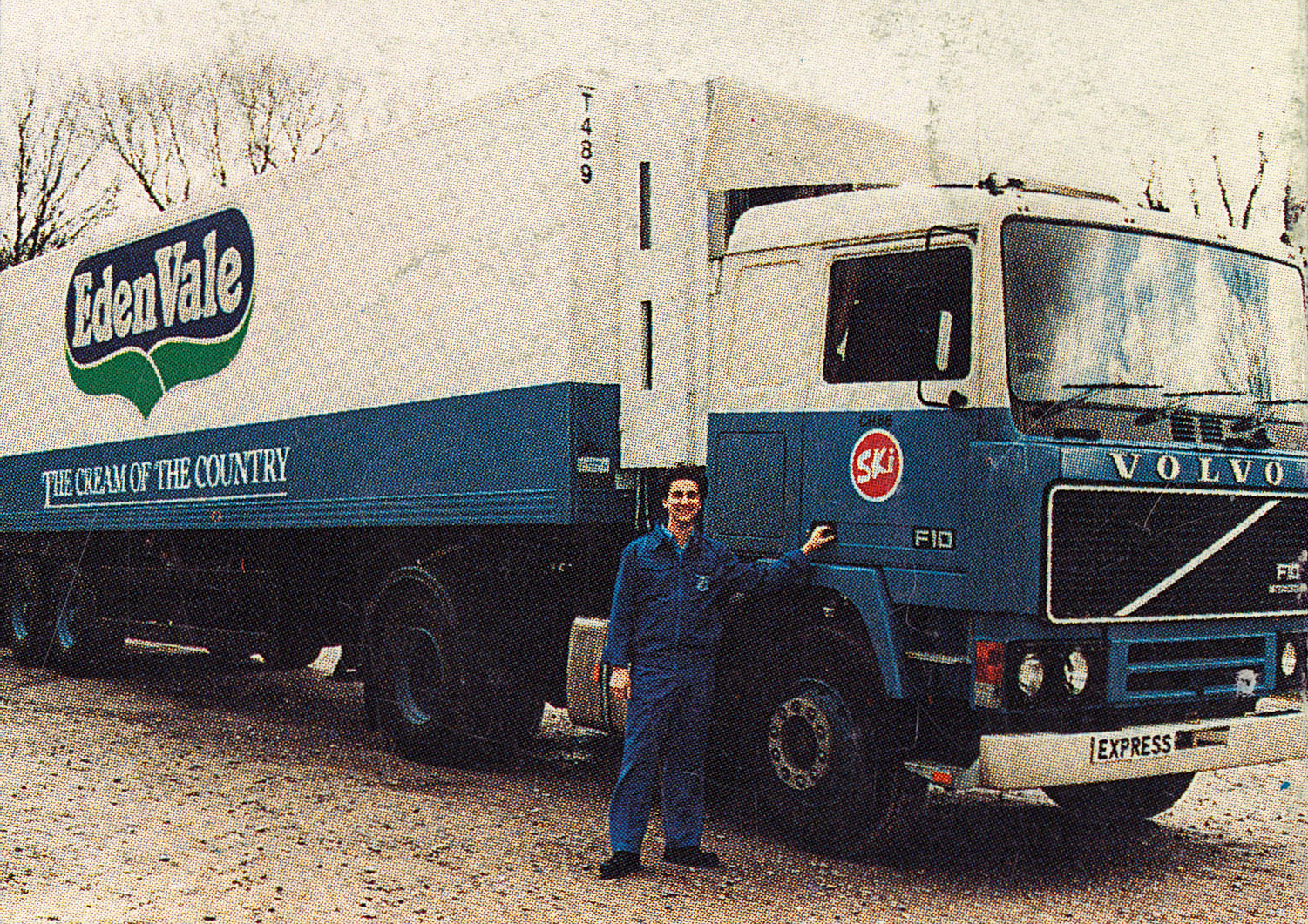 1986, likely to be D registration, new in 1986, used for trunking Eden Vale products and Ski yogurts around the country. From Ski Silver Jubilee brochure 1988.