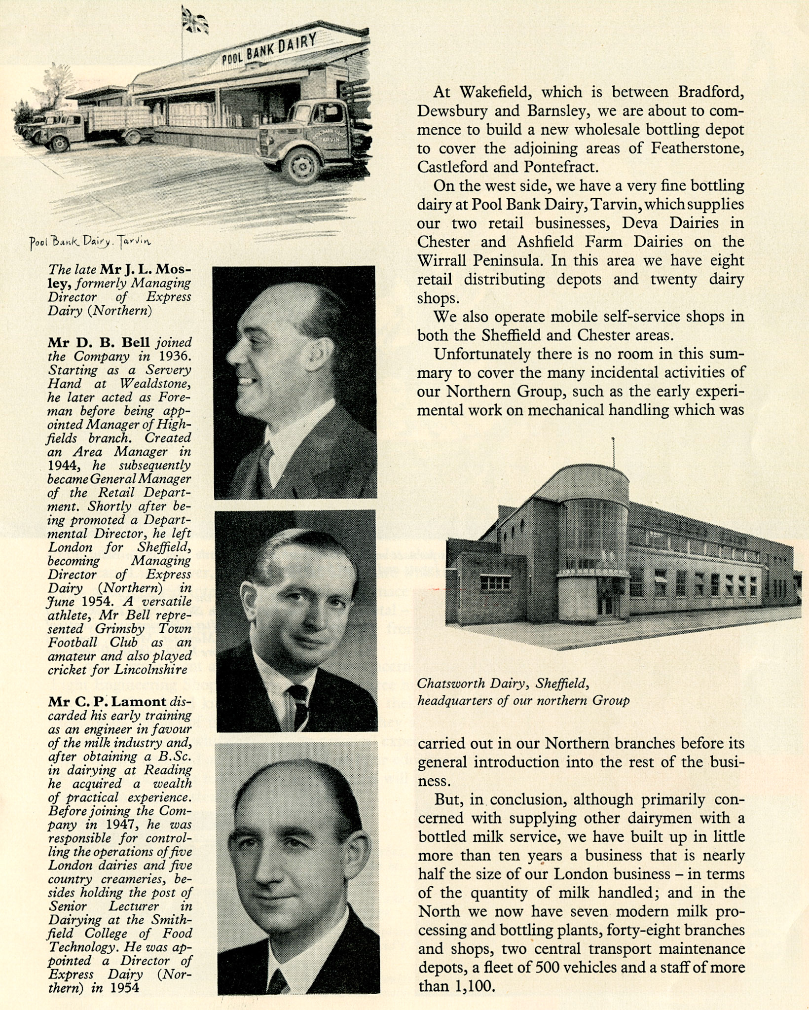 1957 Express Dairy Northern article from Express News