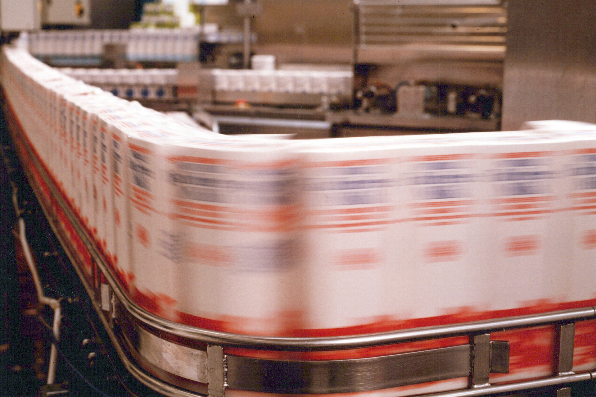 1980's TetraBrik cartoning line