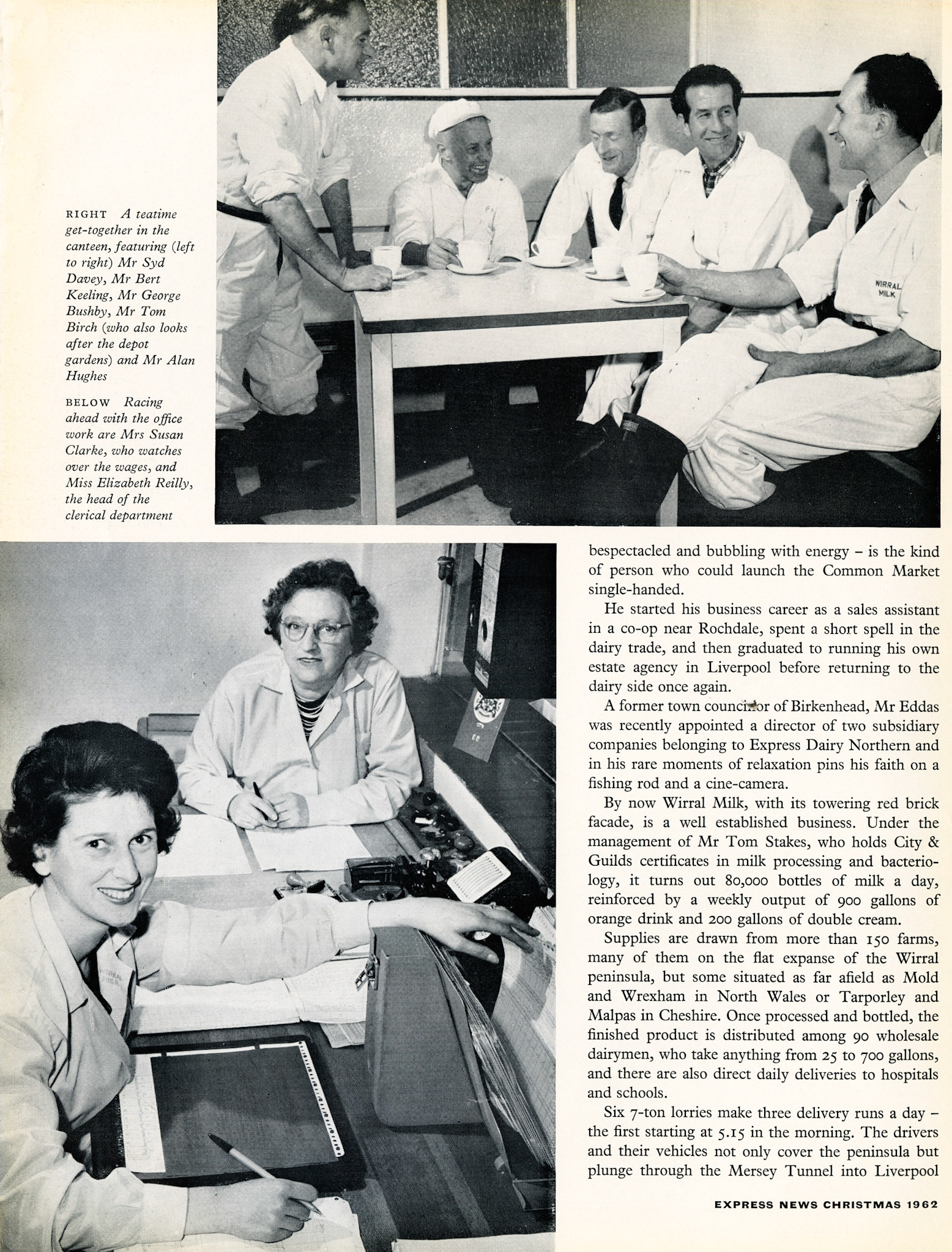 1962 Wirral Milk Supplies joins Express