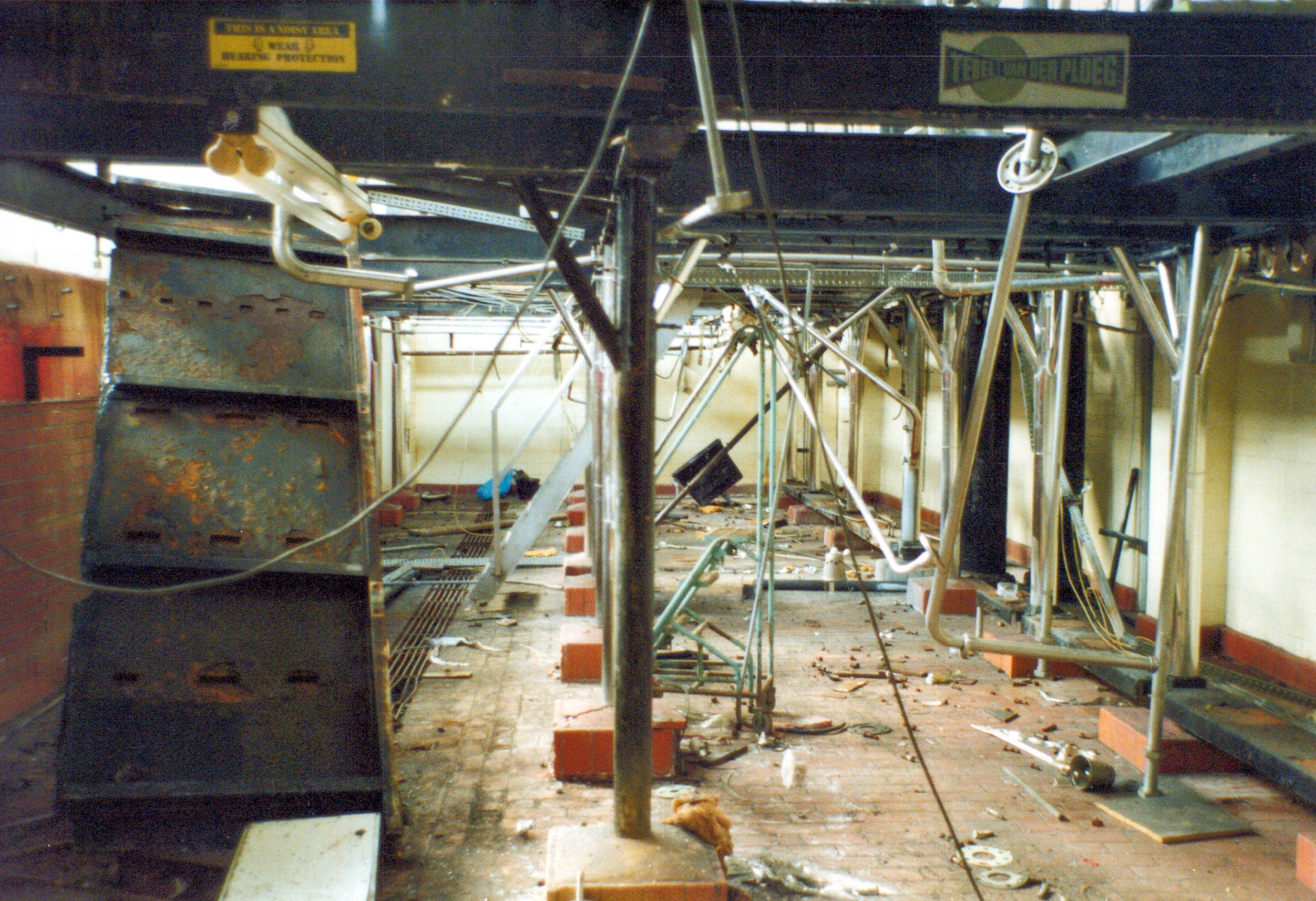 1992 Plant dismantling in progress (Courtesy Bill Wilson)