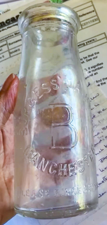 1930s? Burgess's Dairy bottle (Courtesy Sarah Aston)