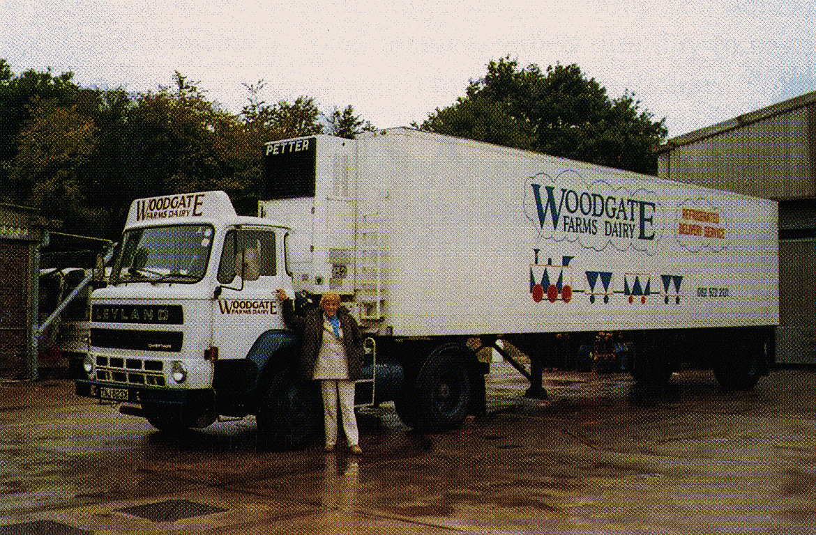 1979 "On the new premises at Sheffield Park". (Illustration from Sixty Years in Dairying-Molly Sale)