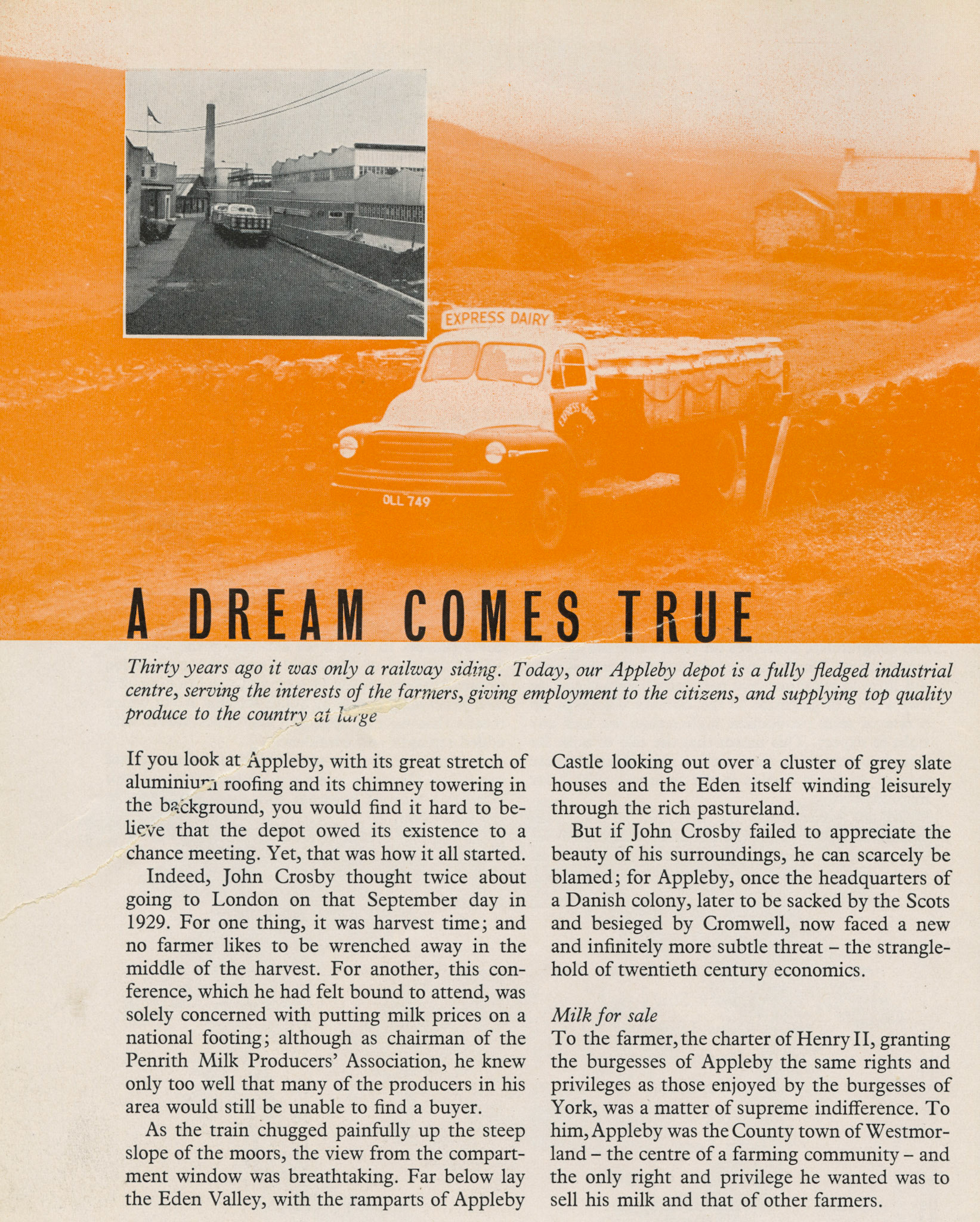 1959 'A Dream Comes True' at Appleby from Express News