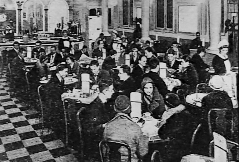 1890s To cater for workers commuting to work from the suburbs, Titus opened cafes and restaurants in London. (Express 125 Years video still)