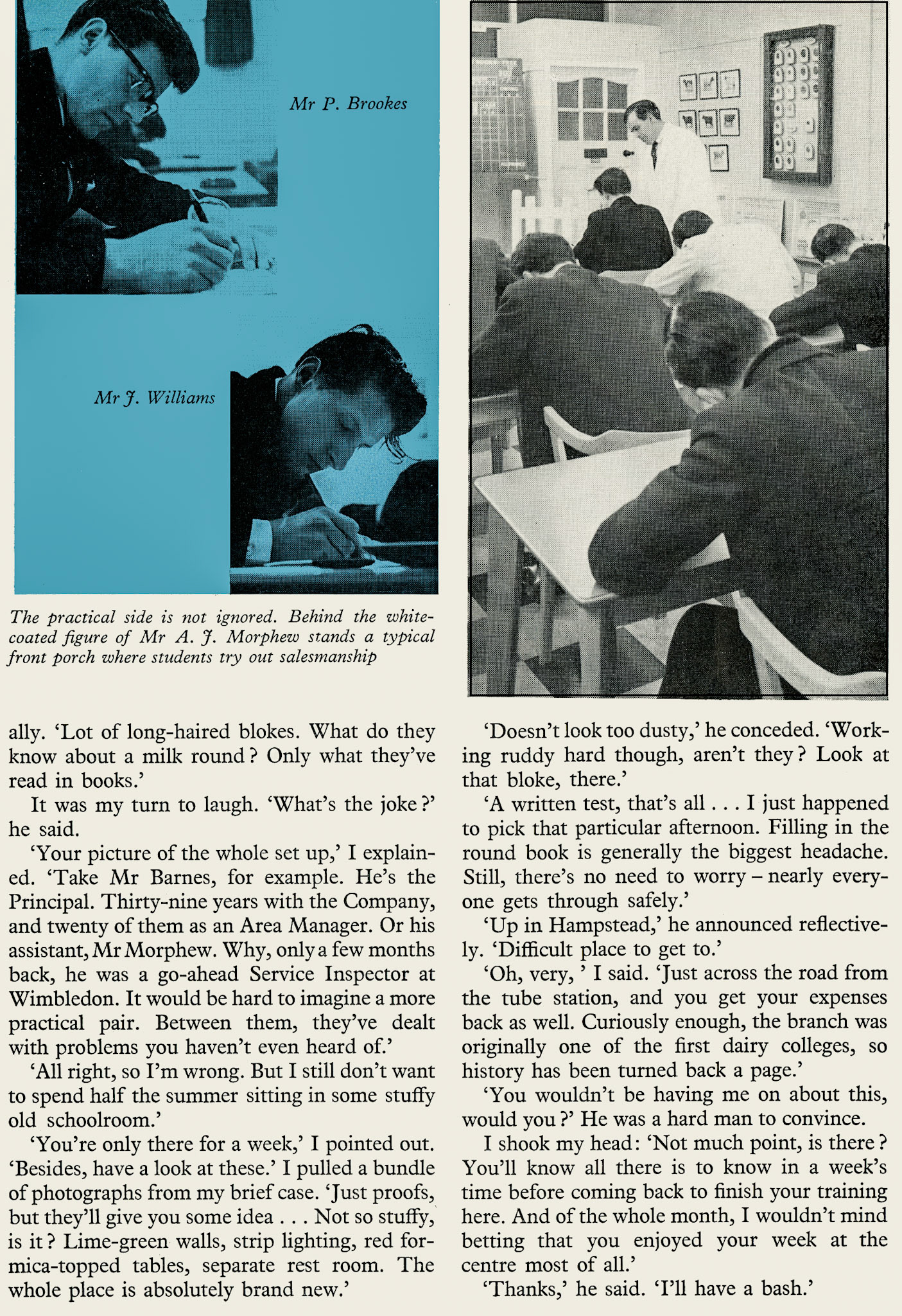 1960 Training Centre moves from Swiss Cottage to Heath Street, Hampstead. (Express News Summer)