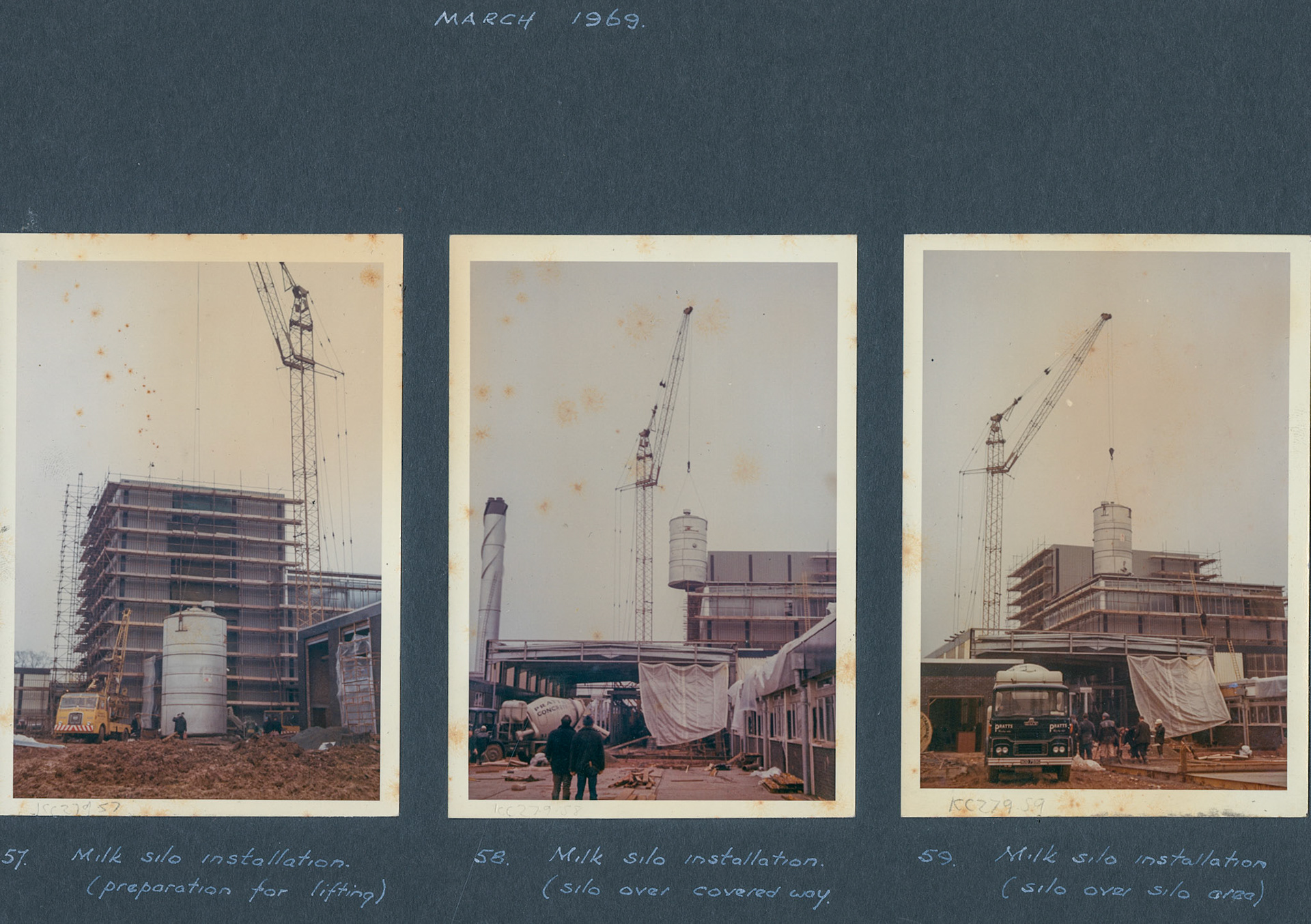 1968 A Photographic Record of the Construction of the Creamery (Courtesy Allhallows Museum, Honiton)