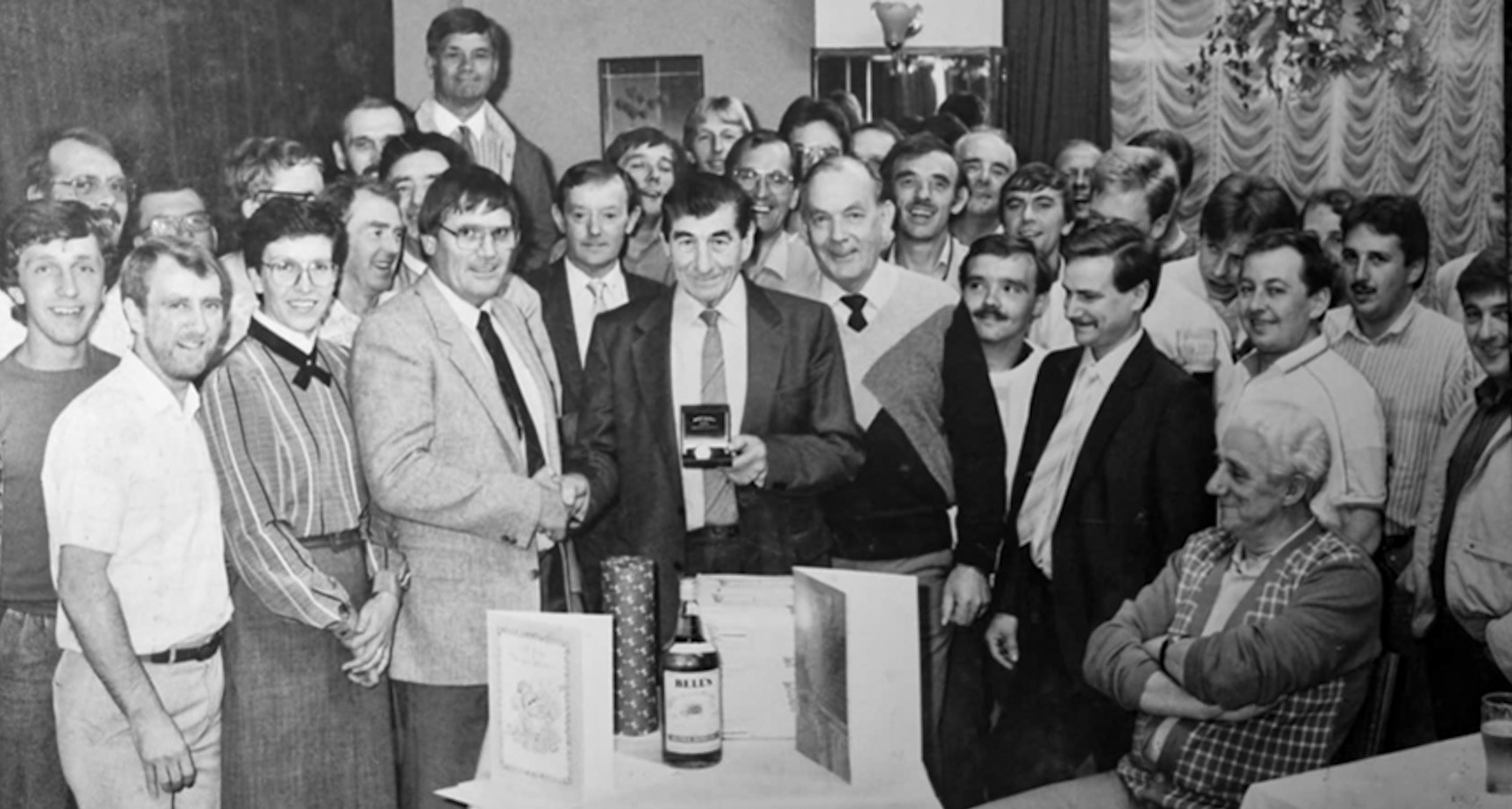 1970's? Blacon Dairies-Roy Newman. Ann Hopkiss comments "My husband's Grandad, on his retirement I think. He used to work as a milkman, originally with horse and cart, at Deva Dairies. (Courtesy Ann Hopkiss)