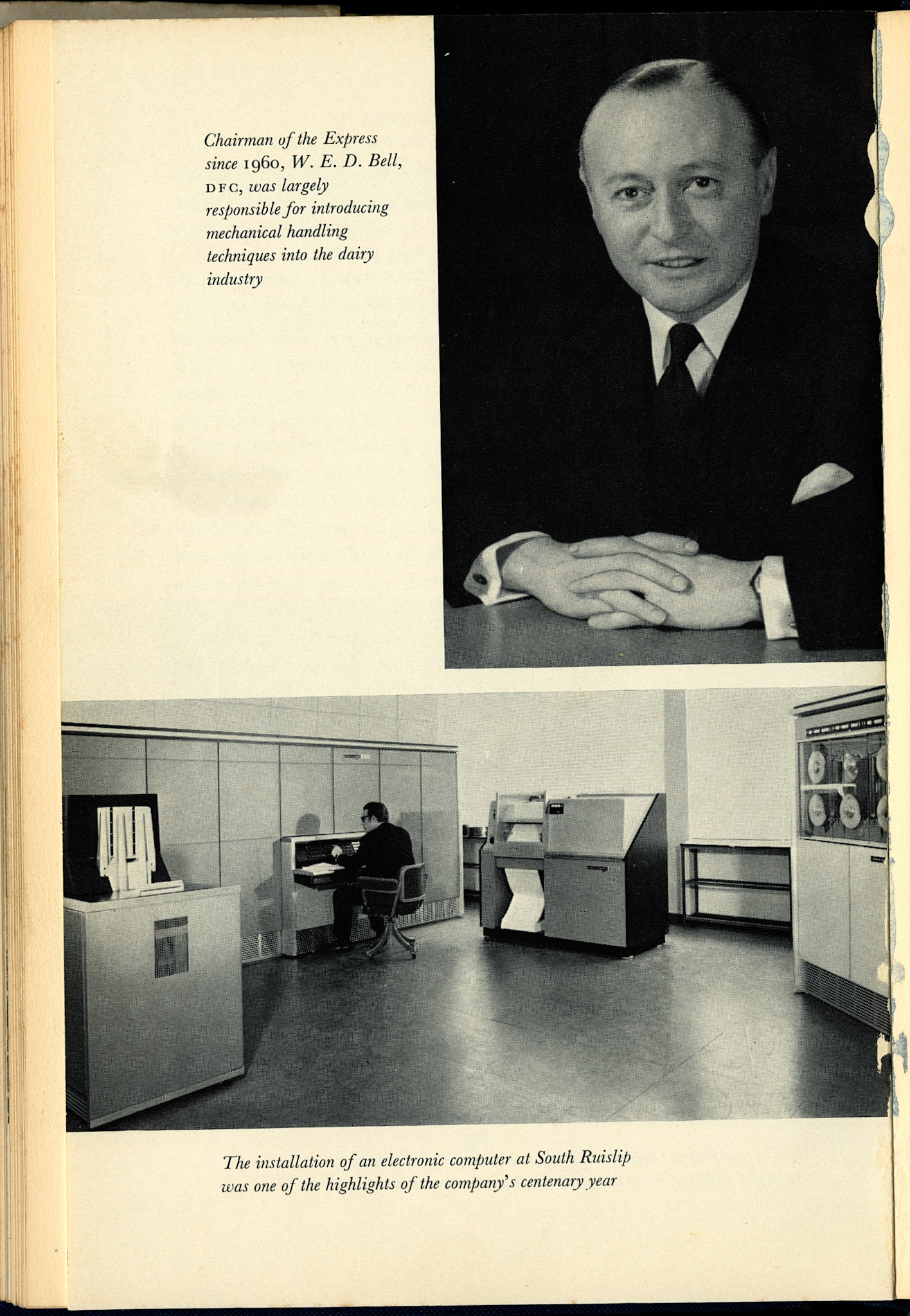 Express Journey (Book) 1964-W. Bell, Computer at South Ruislip installed 1964