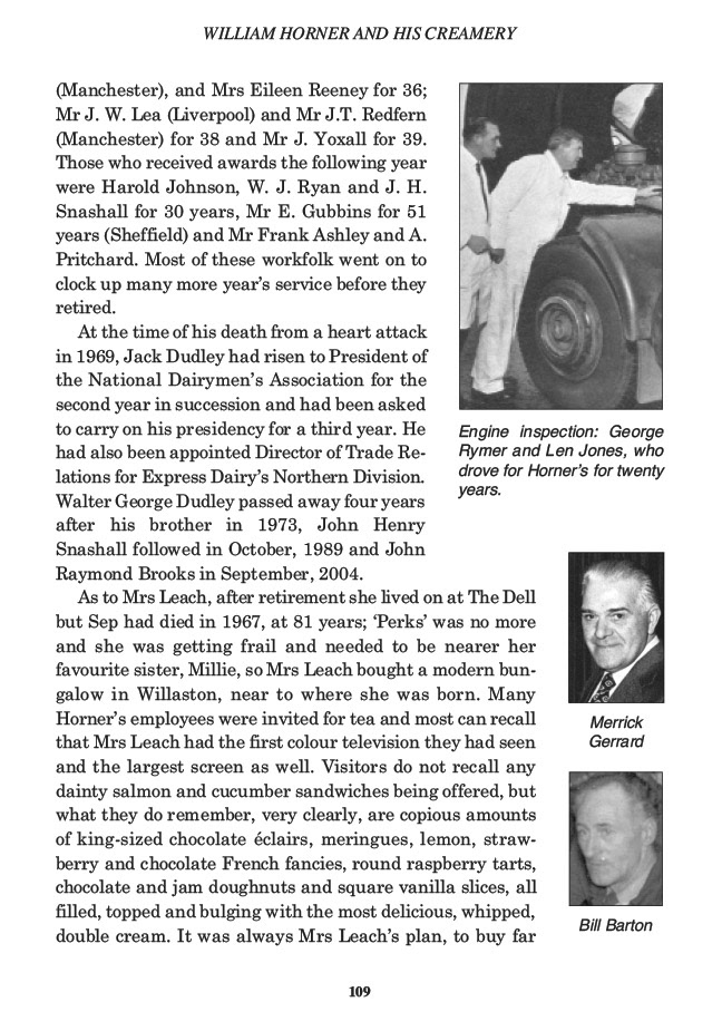 William Horner and his Creamery, Jill King