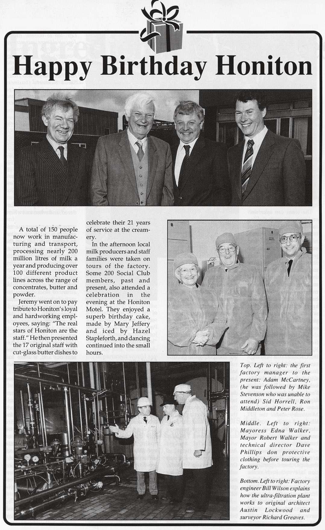 1990 Honiton 21st Birthday